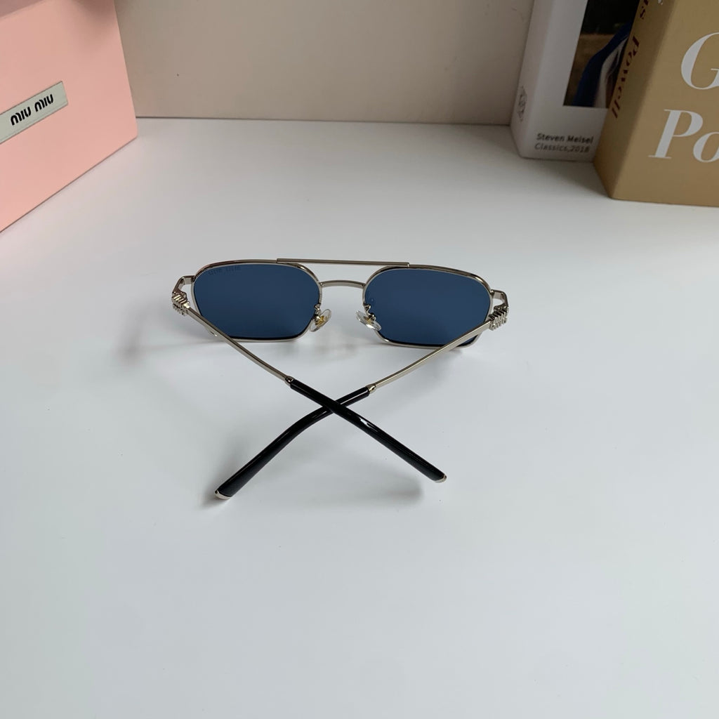 Miu Miu Metal Fashion Silver Lens Sunglasses for Men & Women - 432624 - detail image 8