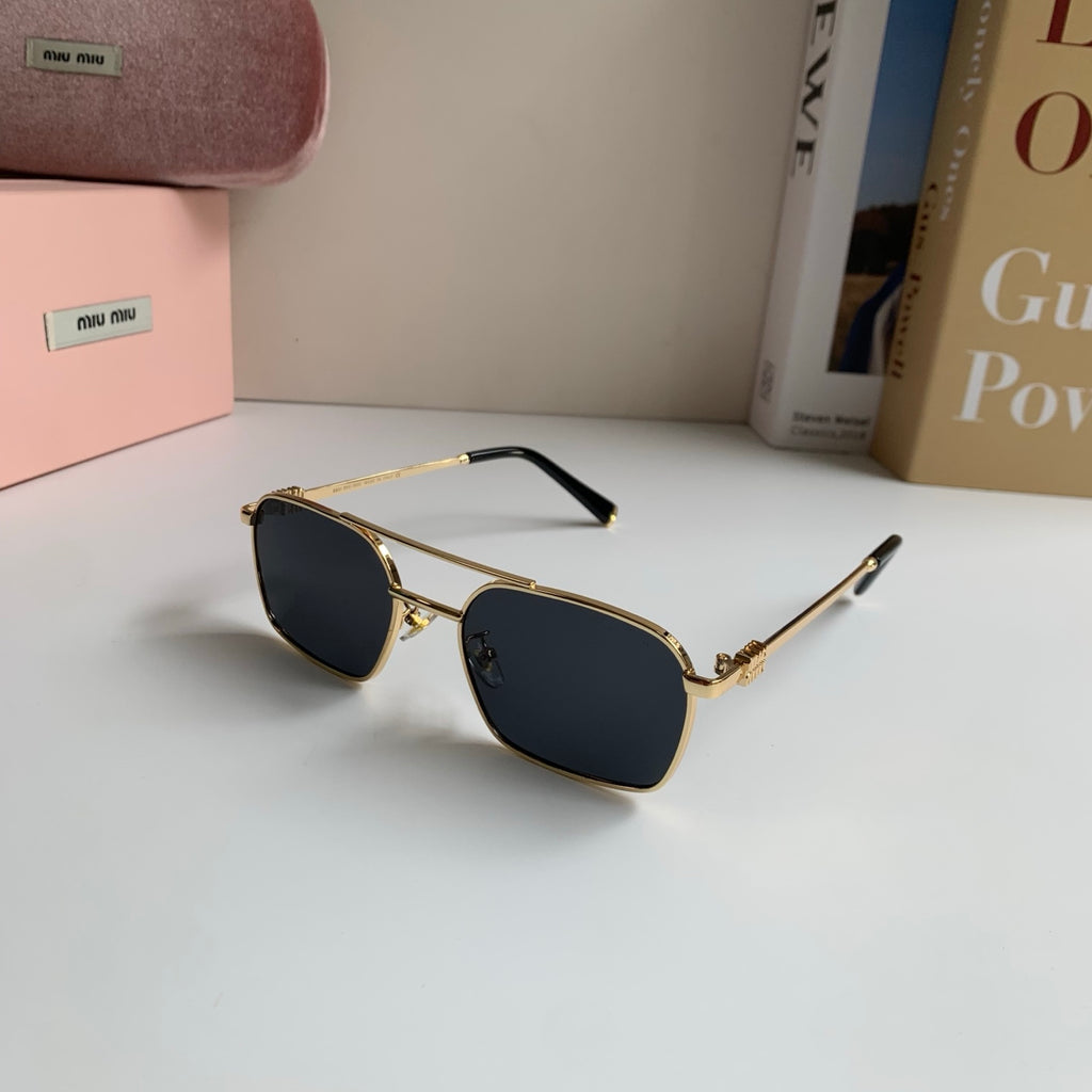 Miu Miu Metal Fashion Silver Lens Sunglasses for Men & Women - 432626 - detail image 2