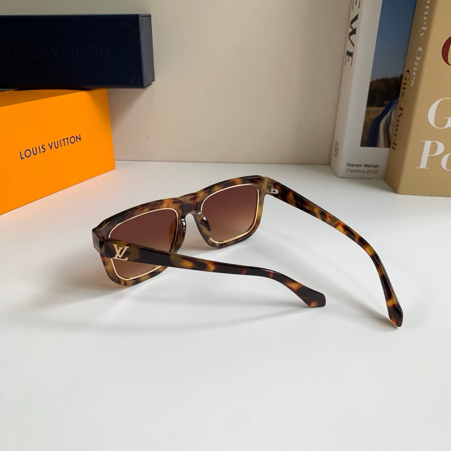 Louis Vuitton Square Brown Lens Sunglasses for Men & Women - 357760 - detail image 7