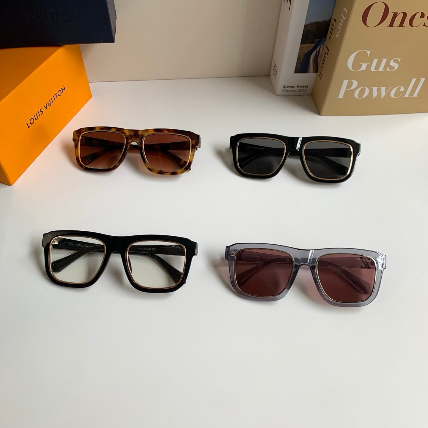 Louis Vuitton Square Silver Lens Sunglasses for Men & Women - 357762 - detail image 9