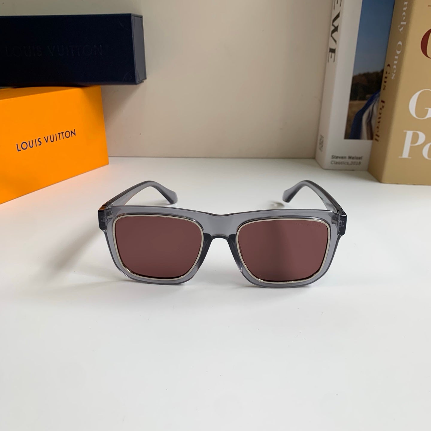 Louis Vuitton Square Silver Lens Sunglasses for Men & Women - 357762 - detail image 3