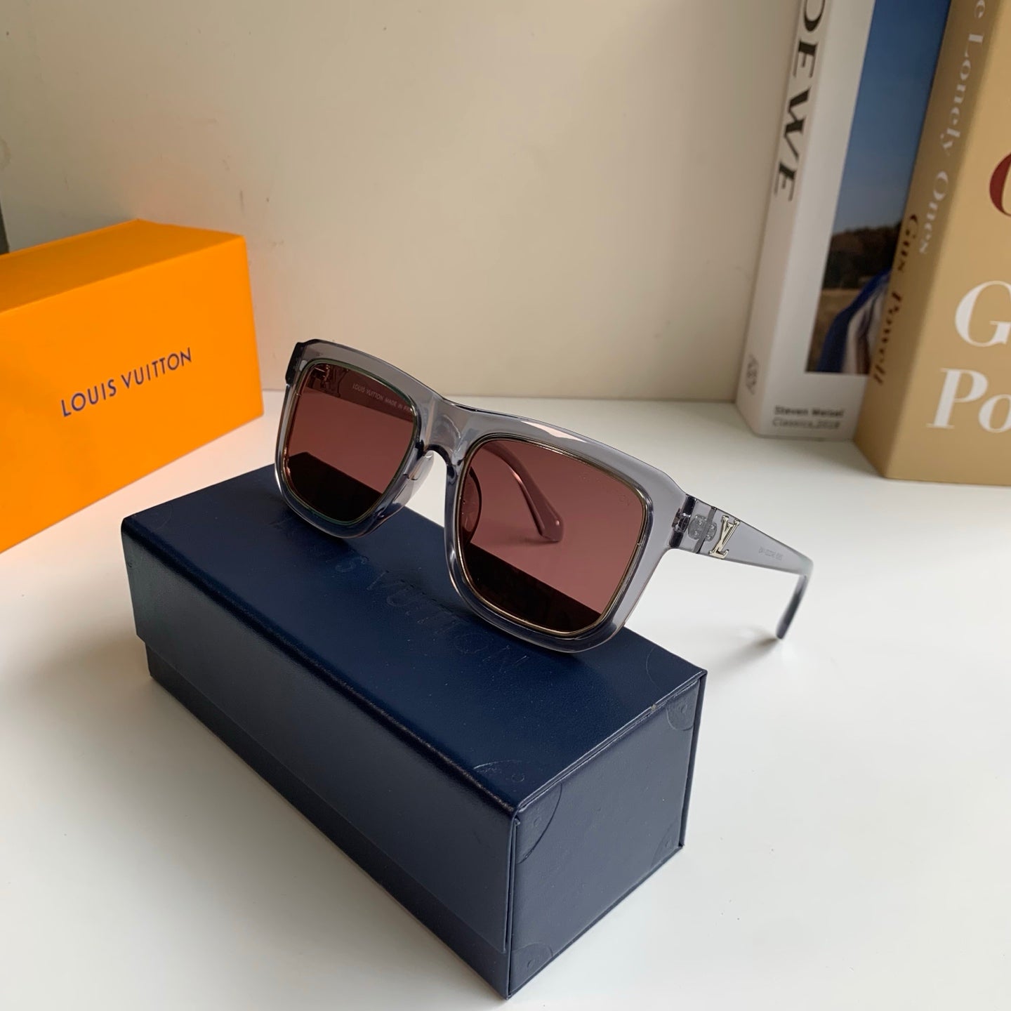 Louis Vuitton Square Silver Lens Sunglasses for Men & Women - 357762 - detail image 5