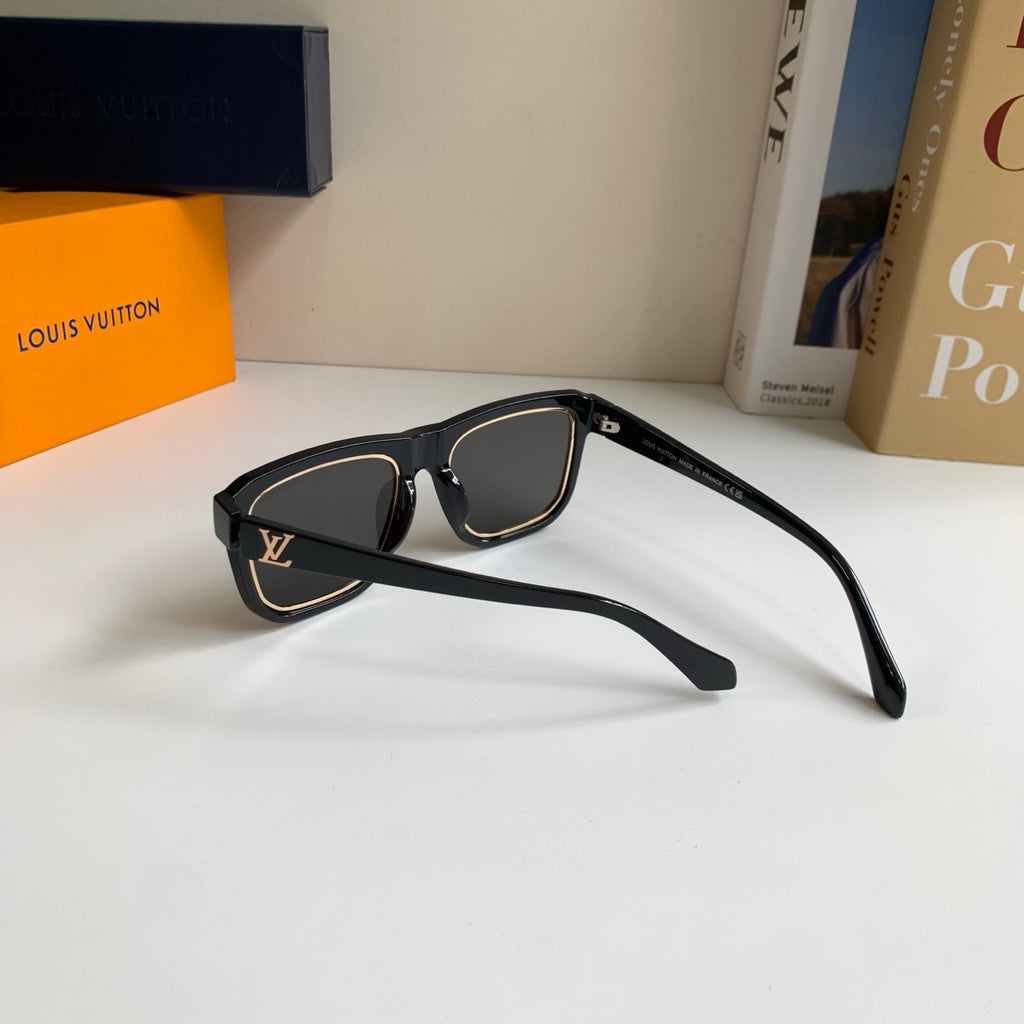 Louis Vuitton Square Black Lens Sunglasses for Men & Women - 357763 - detail image 7
