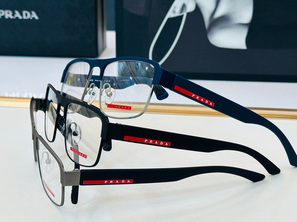 Prada SPS51R Fashion Black Lens Sunglasses for Men & Women