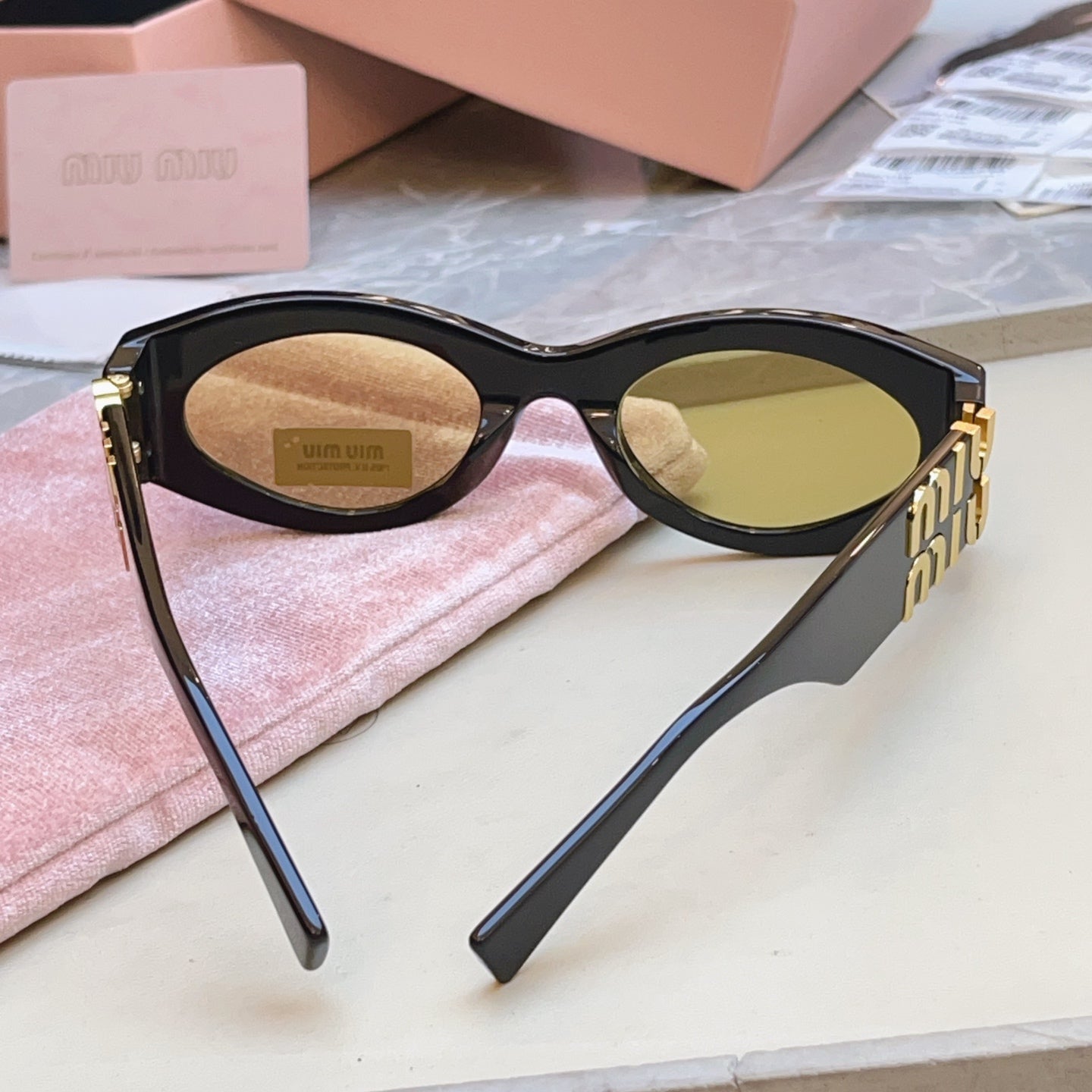 Miu Miu Fashion Black Lens Sunglasses for Men & Women - 432608 - detail image 9