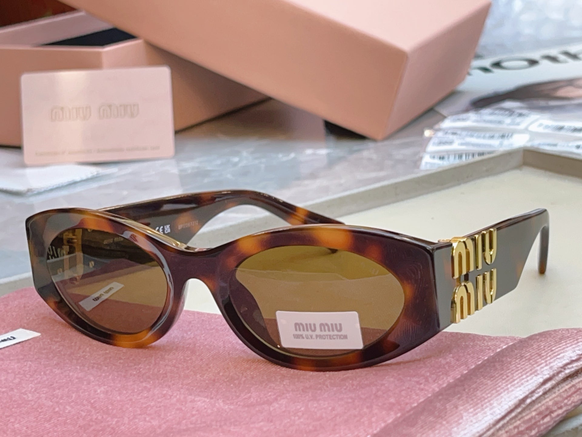 Miu Miu Fashion Purple Lens Sunglasses for Men & Women - 382982 - detail image 3