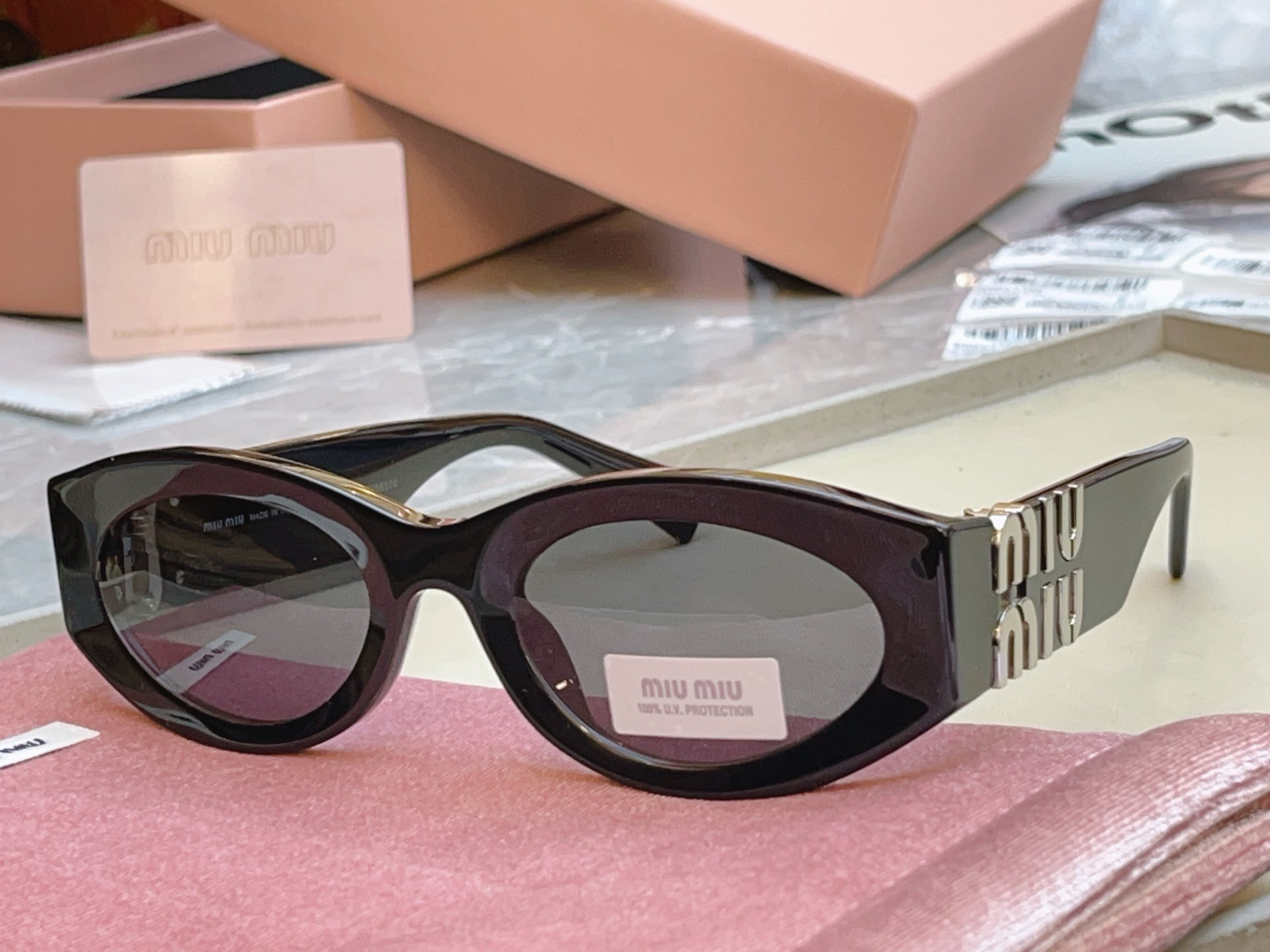 Miu Miu Fashion Purple Lens Sunglasses for Men & Women - 432609 - detail image 2