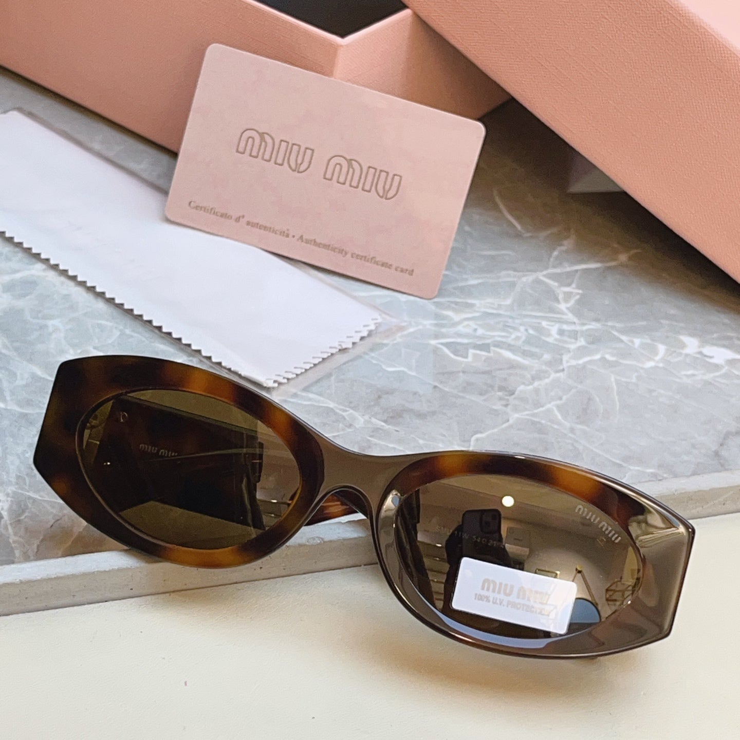 Miu Miu Fashion Black Lens Sunglasses for Men & Women - 432610