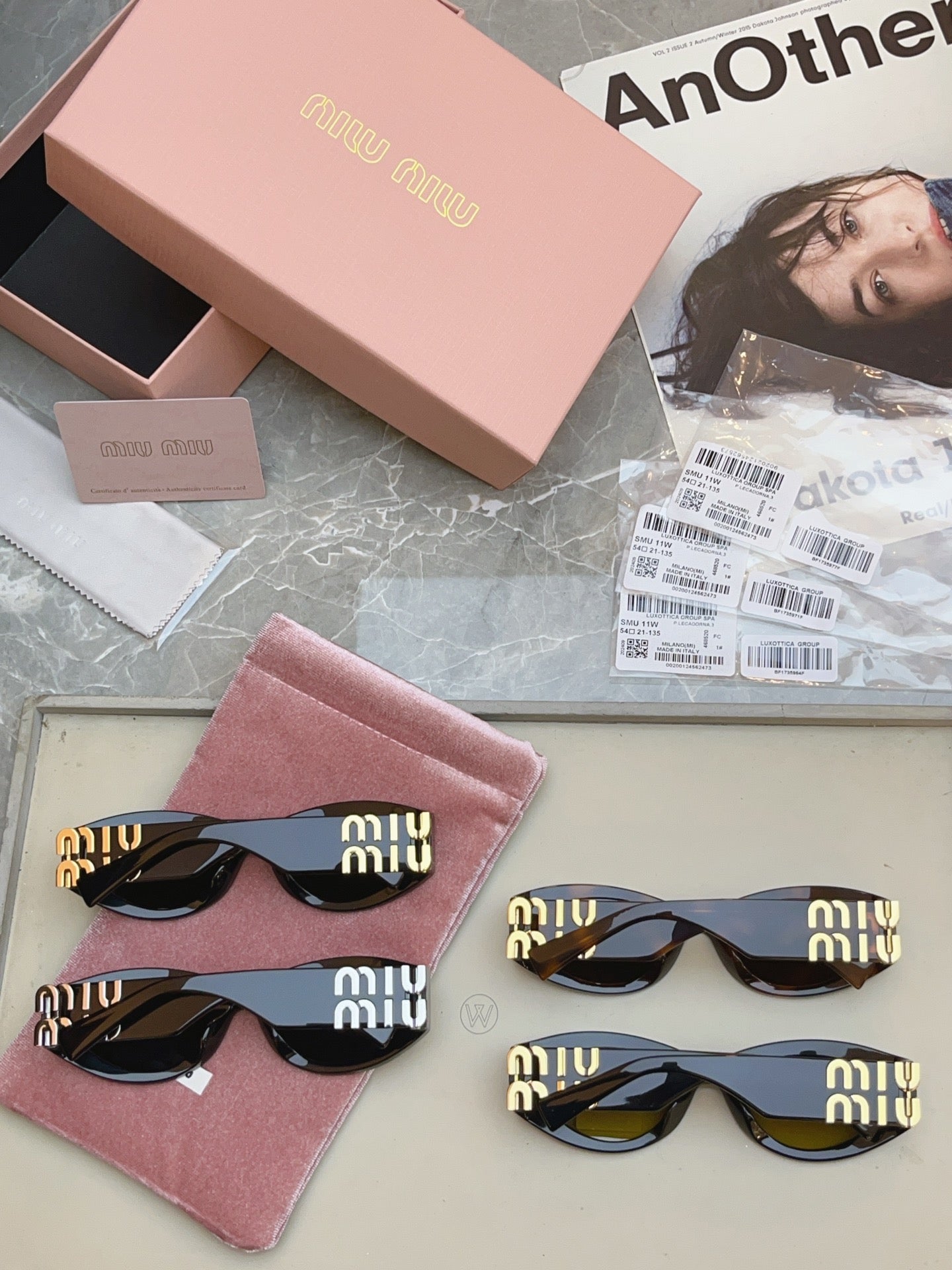 Miu Miu Fashion Brown Lens Sunglasses for Men & Women - 432611 - detail image 5