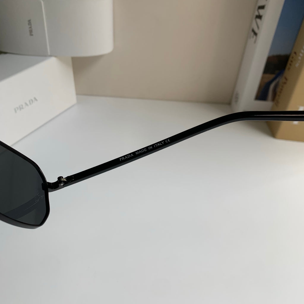 Prada Metal Fashion Silver Lens Sunglasses for Men & Women - 382594 - detail image 8