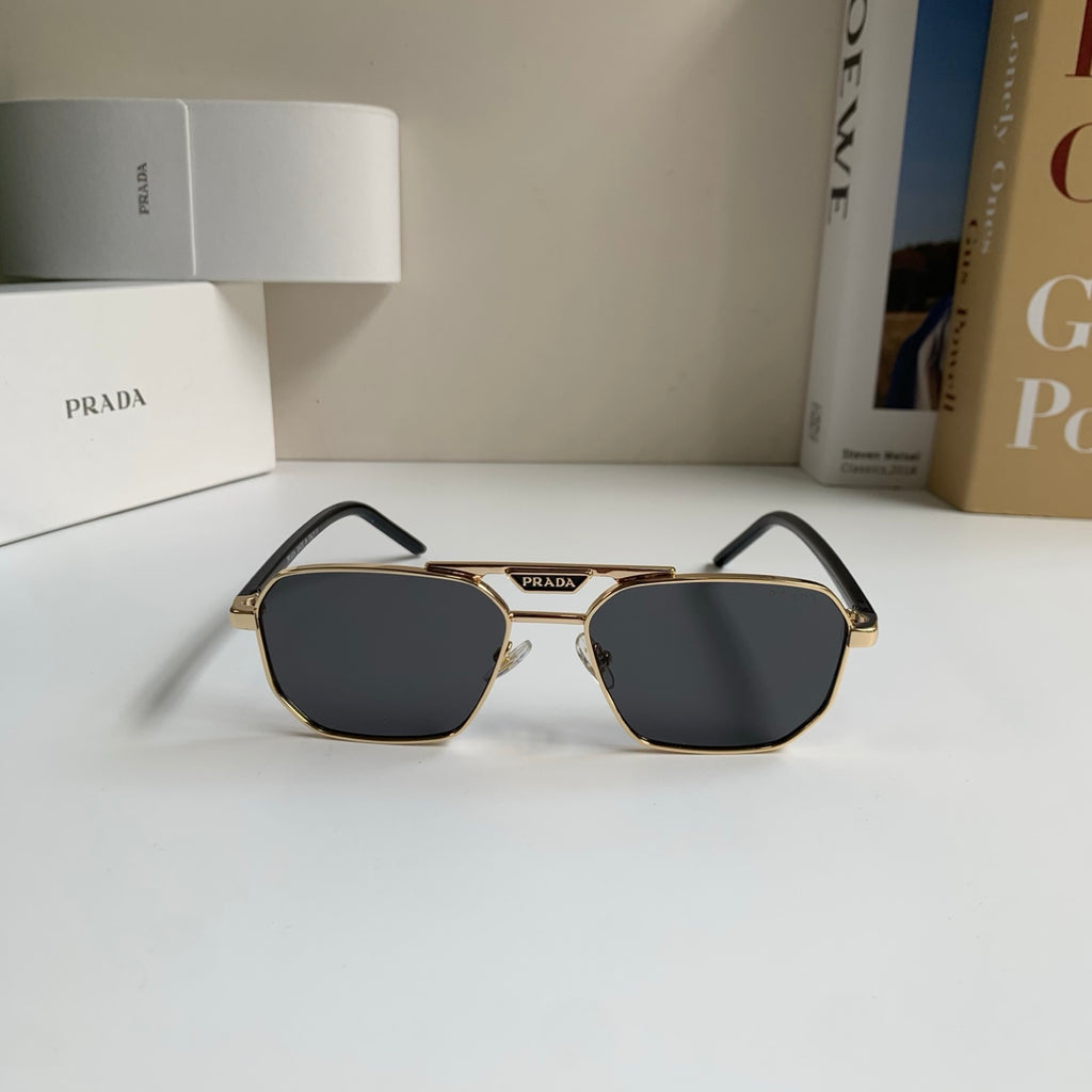 Prada Metal Fashion Silver Lens Sunglasses for Men & Women - 382597 - detail image 5