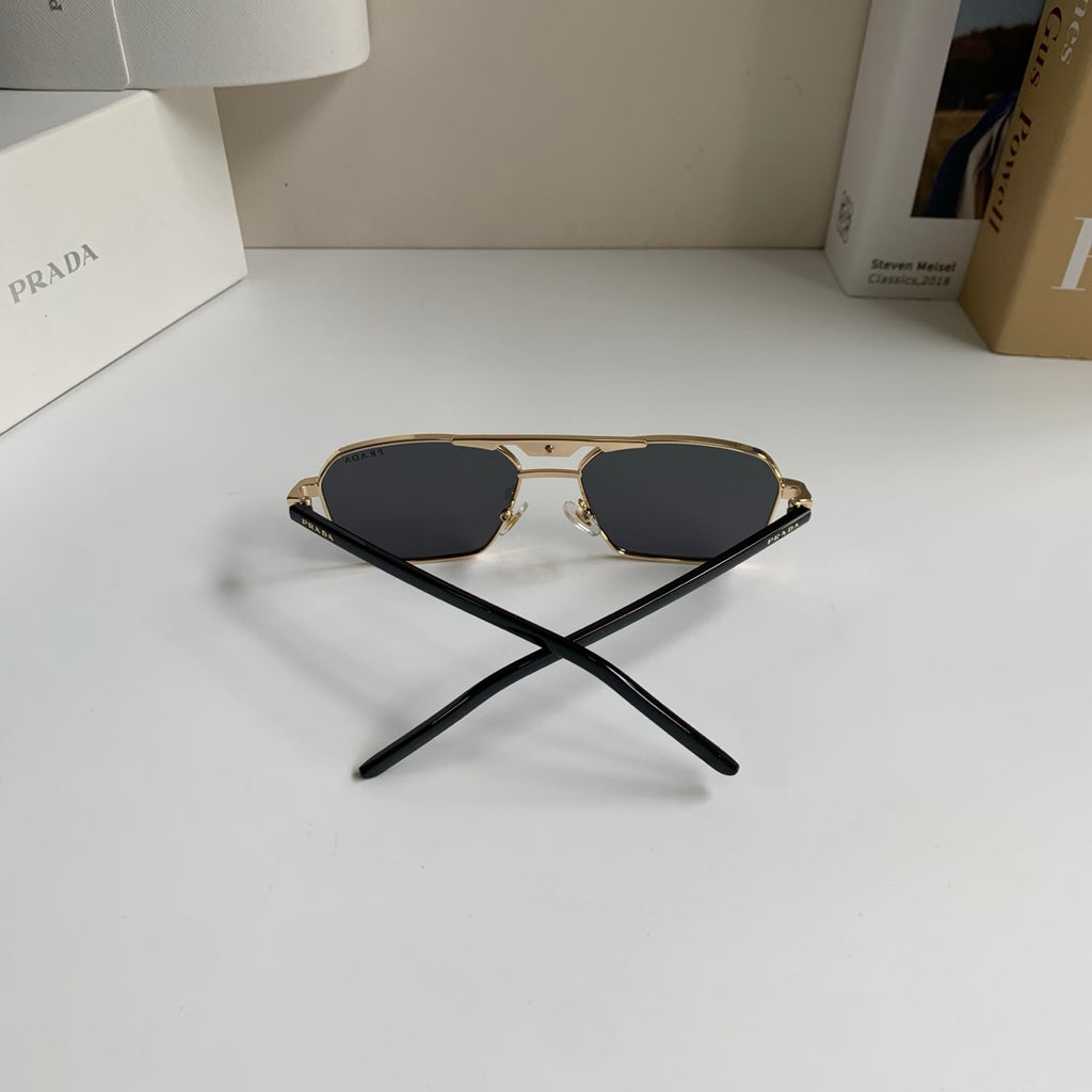 Prada Metal Fashion Silver Lens Sunglasses for Men & Women - 382597 - detail image 8