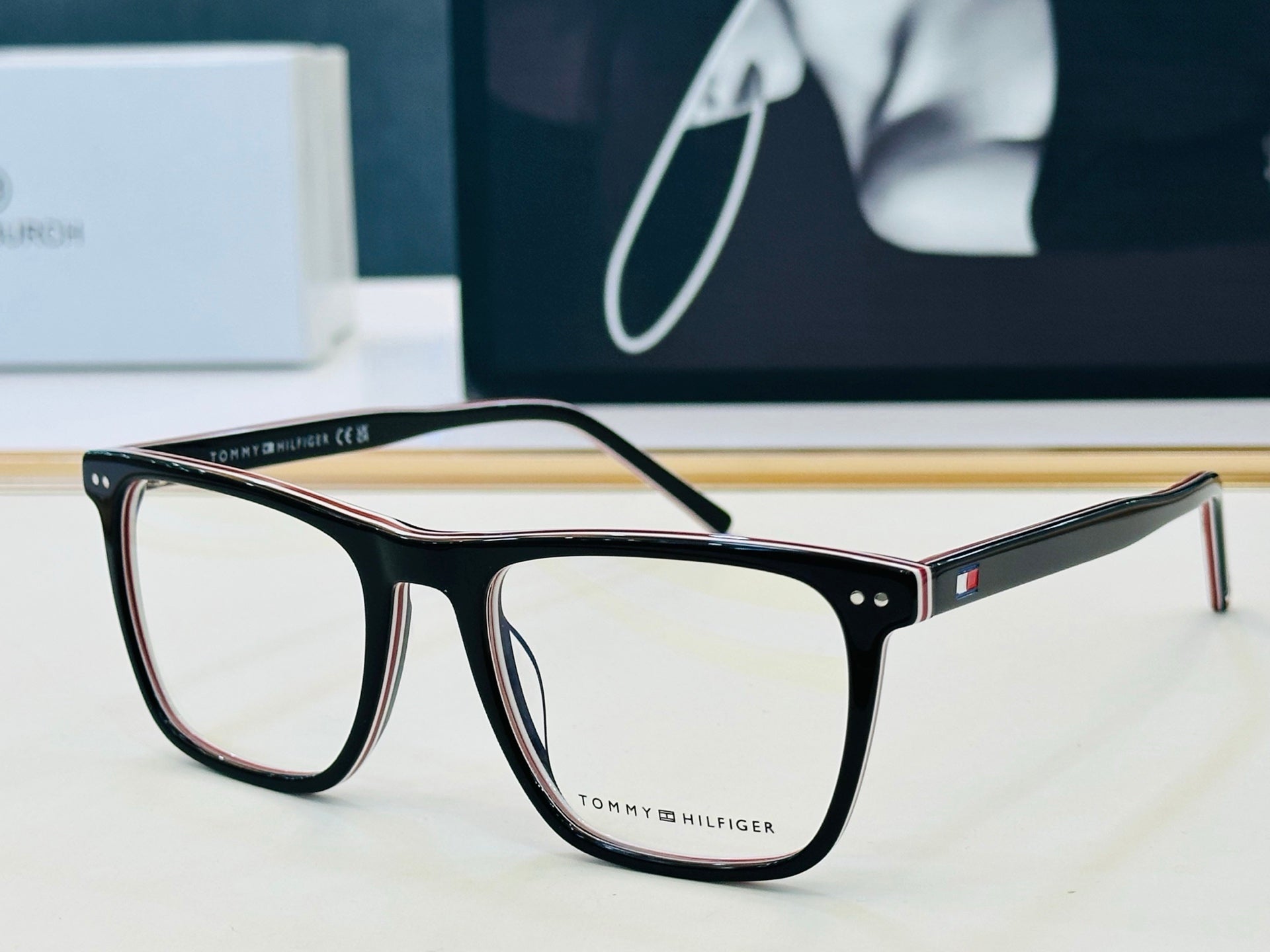 Tom Ford TH2131 Acetate Fashion Black Lens Sunglasses for Men & Women - detail image 3
