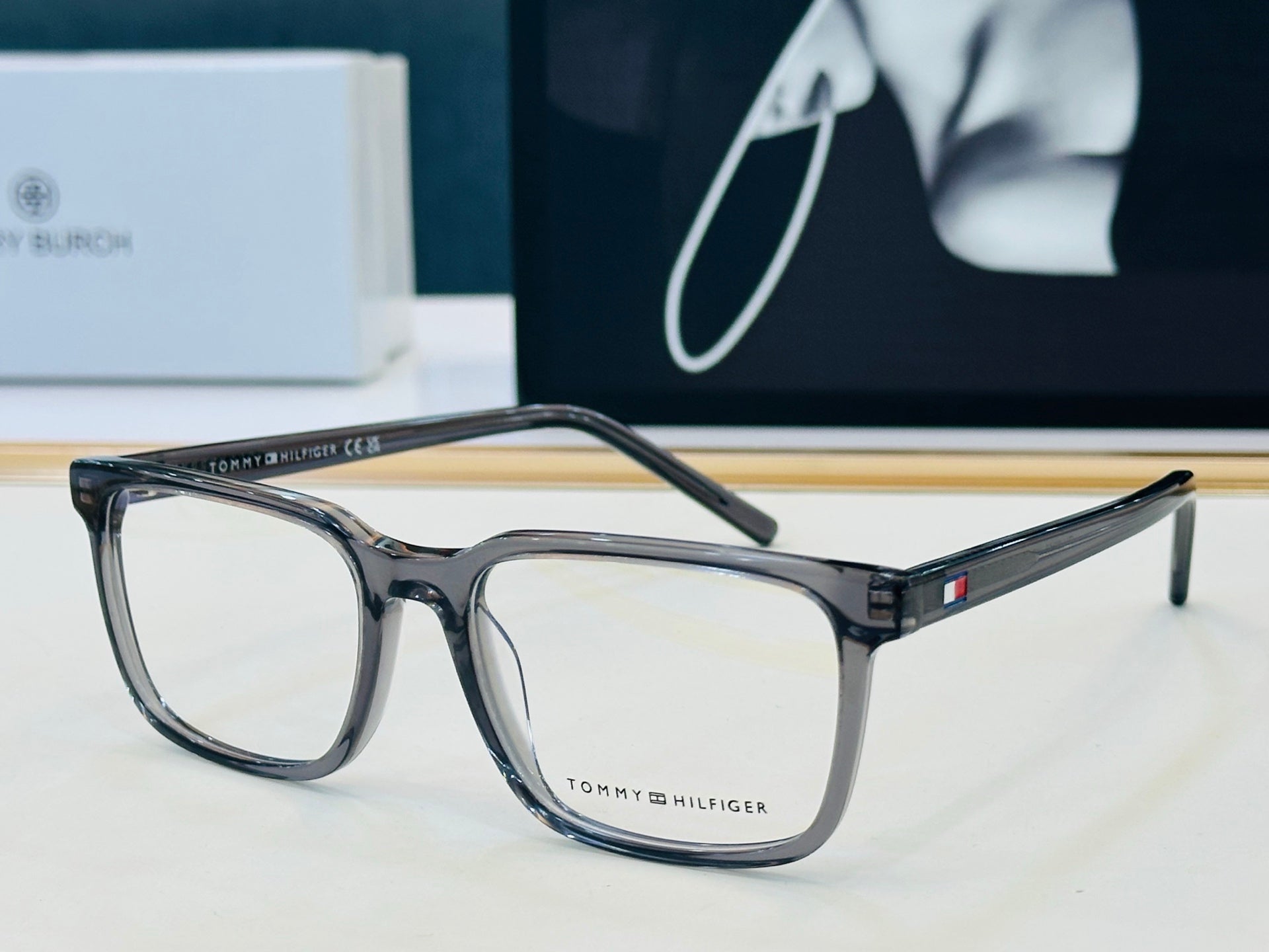 Tom Ford TH2246 Acetate Fashion Black Lens Sunglasses for Men & Women