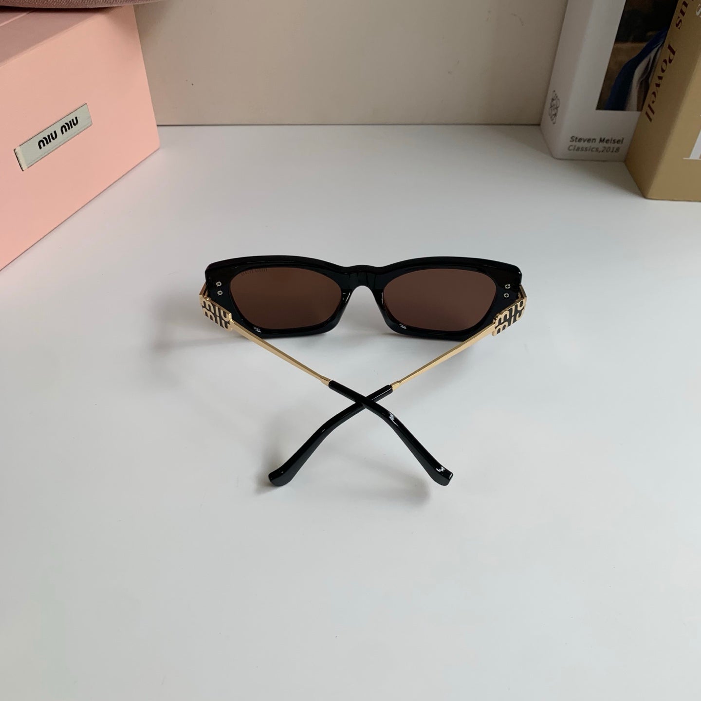 Miu Miu Cat-Eye Silver Lens Sunglasses for Men & Women - 399199 - detail image 8