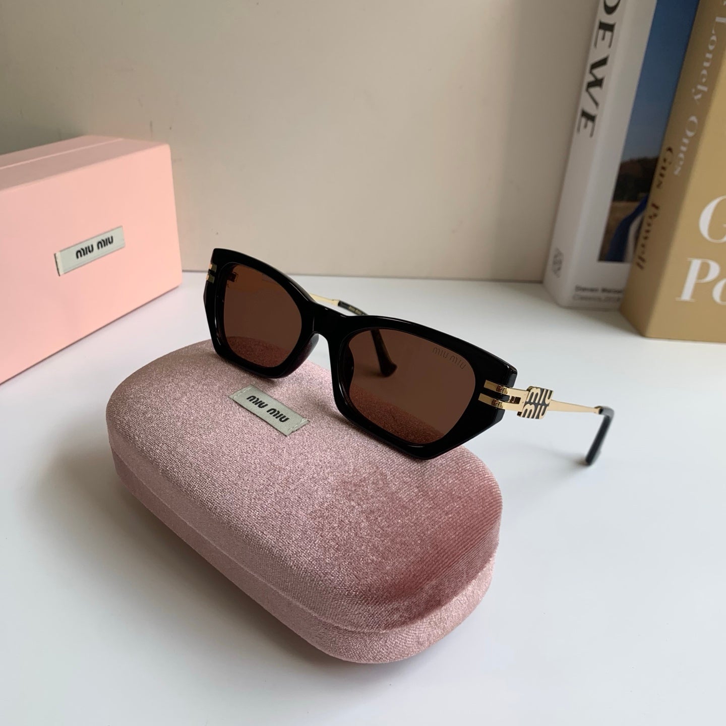 Miu Miu Cat-Eye Silver Lens Sunglasses for Men & Women - 487740 - detail image 4
