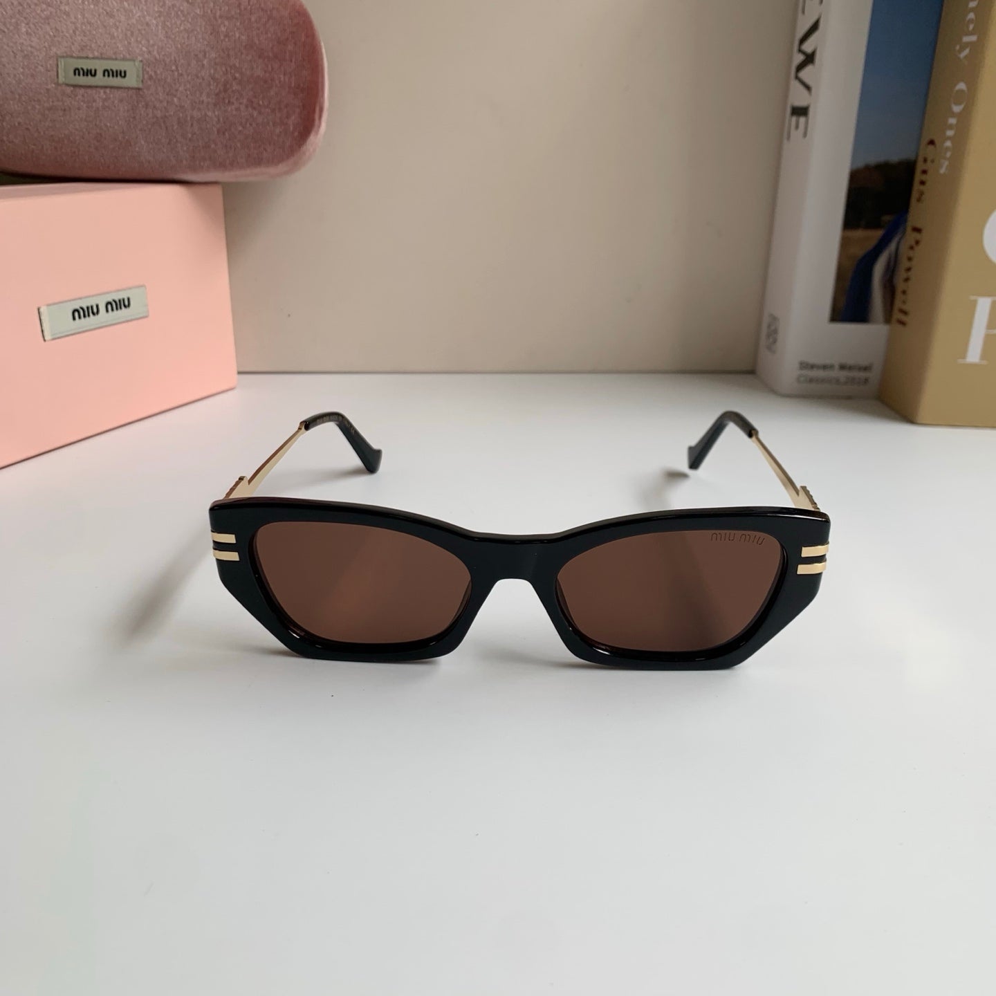 Miu Miu Cat-Eye Silver Lens Sunglasses for Men & Women - 487740 - detail image 5