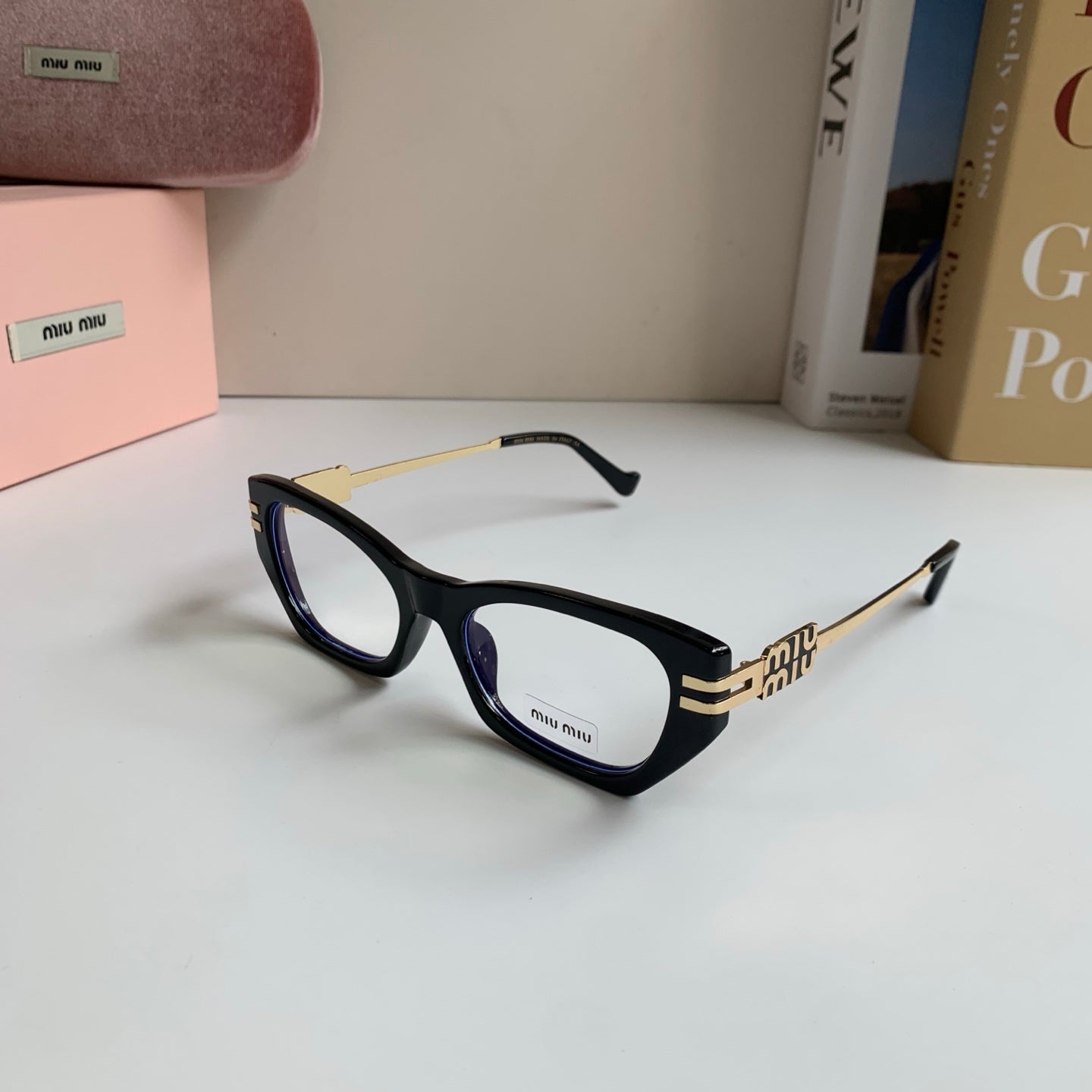 Miu Miu Cat-Eye Silver Lens Sunglasses for Men & Women - 399200 - detail image 2