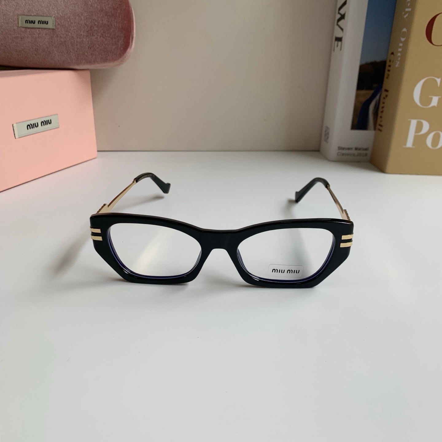 Miu Miu Cat-Eye Silver Lens Sunglasses for Men & Women - 399200 - detail image 3
