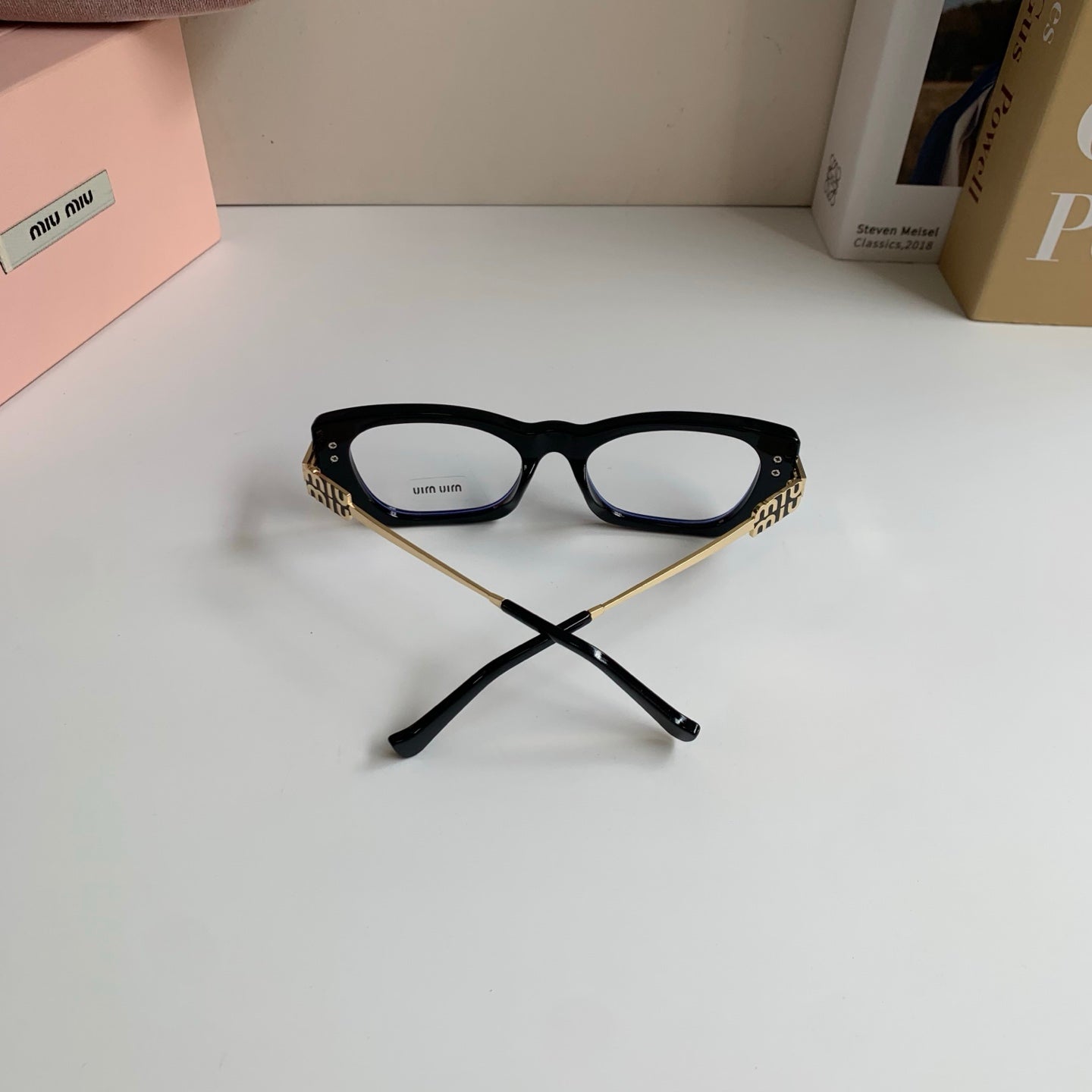 Miu Miu Cat-Eye Silver Lens Sunglasses for Men & Women - 487741 - detail image 9