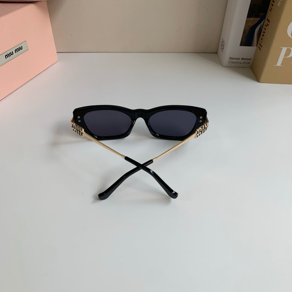 Miu Miu Cat-Eye Silver Lens Sunglasses for Men & Women - detail image 8