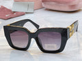 Miu Miu B05-F Fashion Black Lens Sunglasses for Men & Women