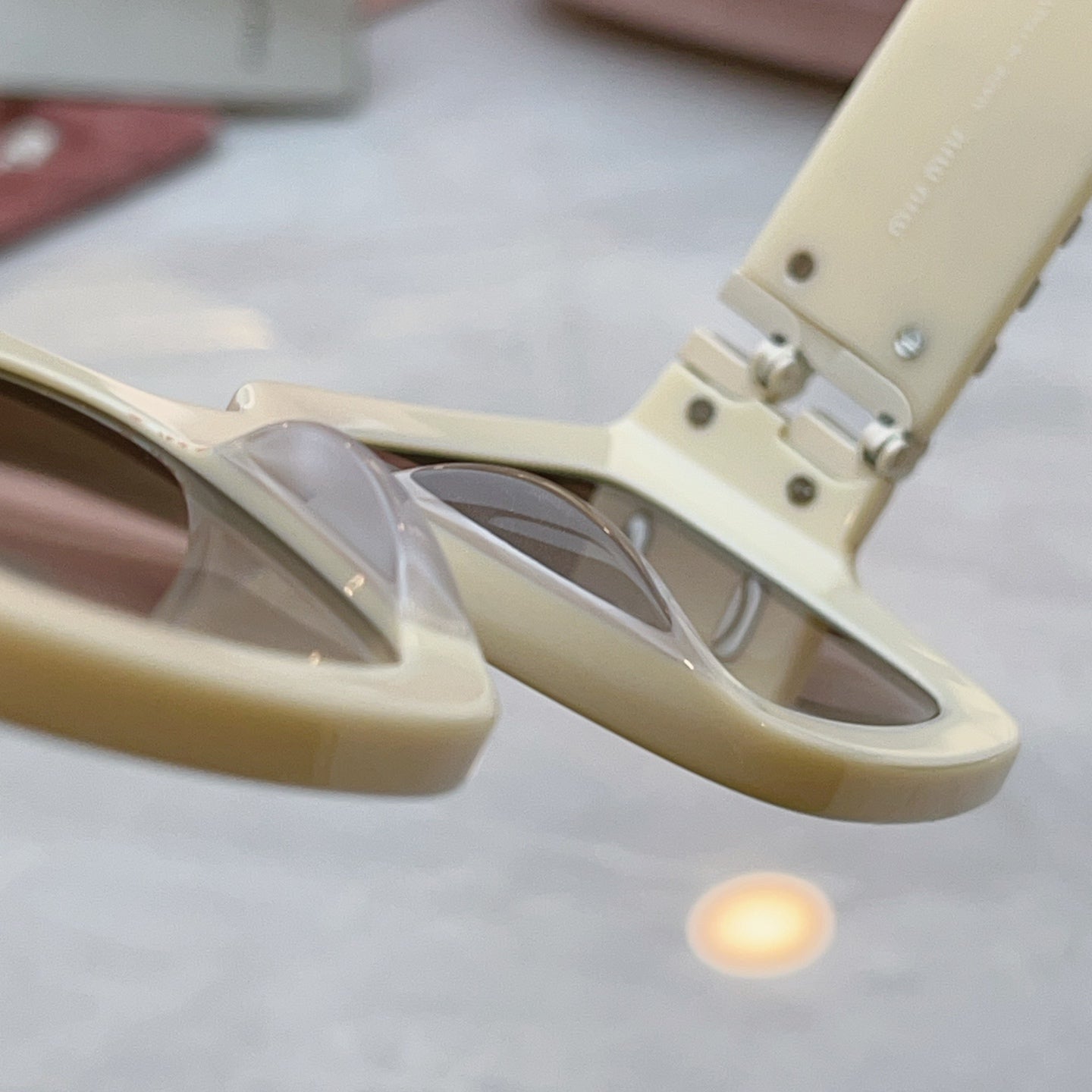 Miu Miu B05-F Fashion Black Lens Sunglasses for Men & Women - detail image 8