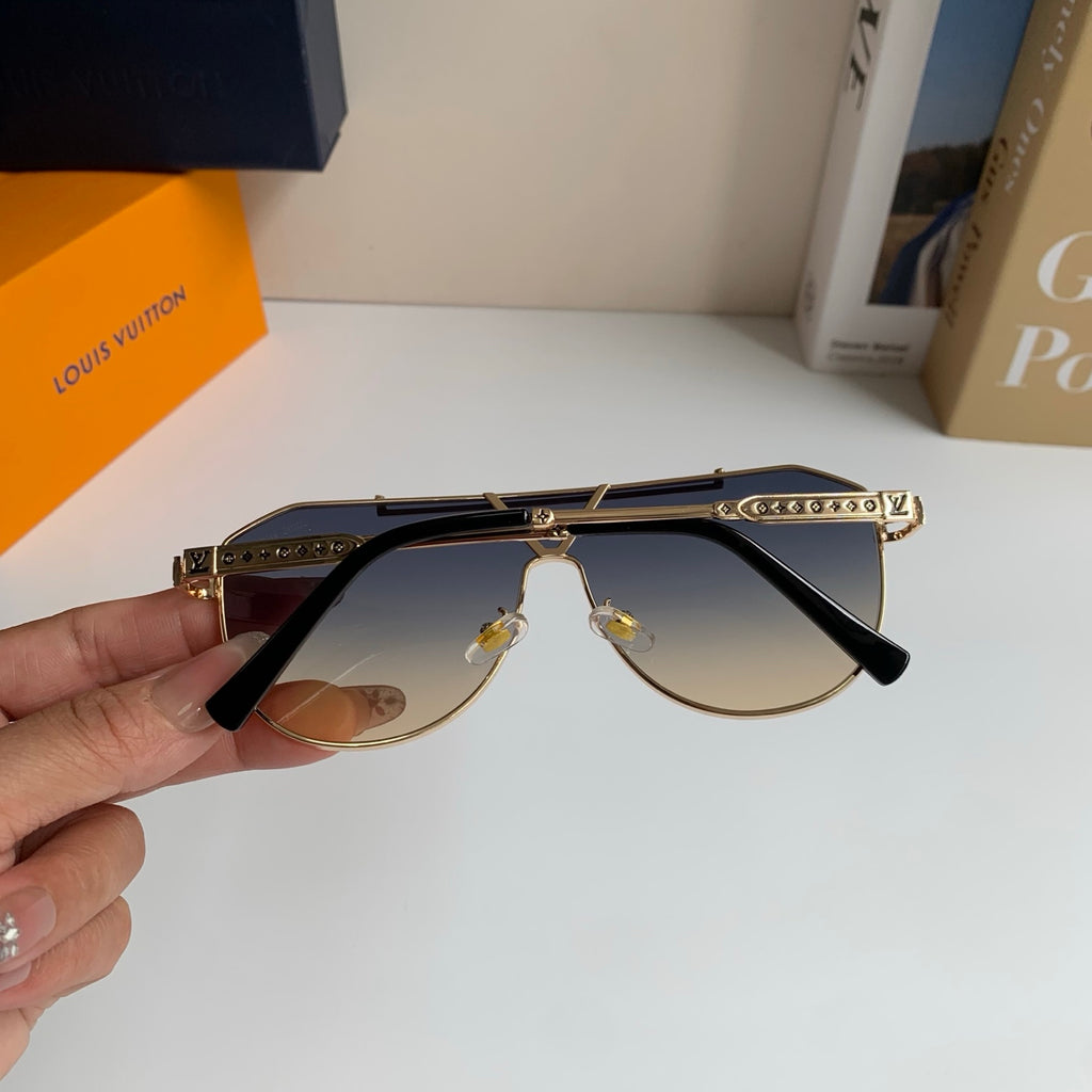 Louis Vuitton Metal Square Silver Lens Sunglasses for Men & Women - 414879 - detail image 9