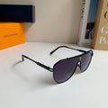 Louis Vuitton Metal Square Silver Lens Sunglasses for Men & Women - 414880