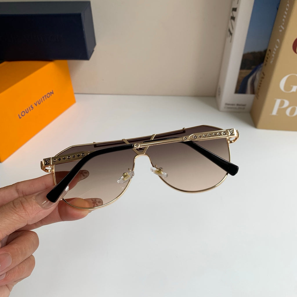 Louis Vuitton Metal Square Silver Lens Sunglasses for Men & Women - 414881 - detail image 6