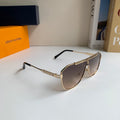 Louis Vuitton Metal Square Silver Lens Sunglasses for Men & Women - 414881