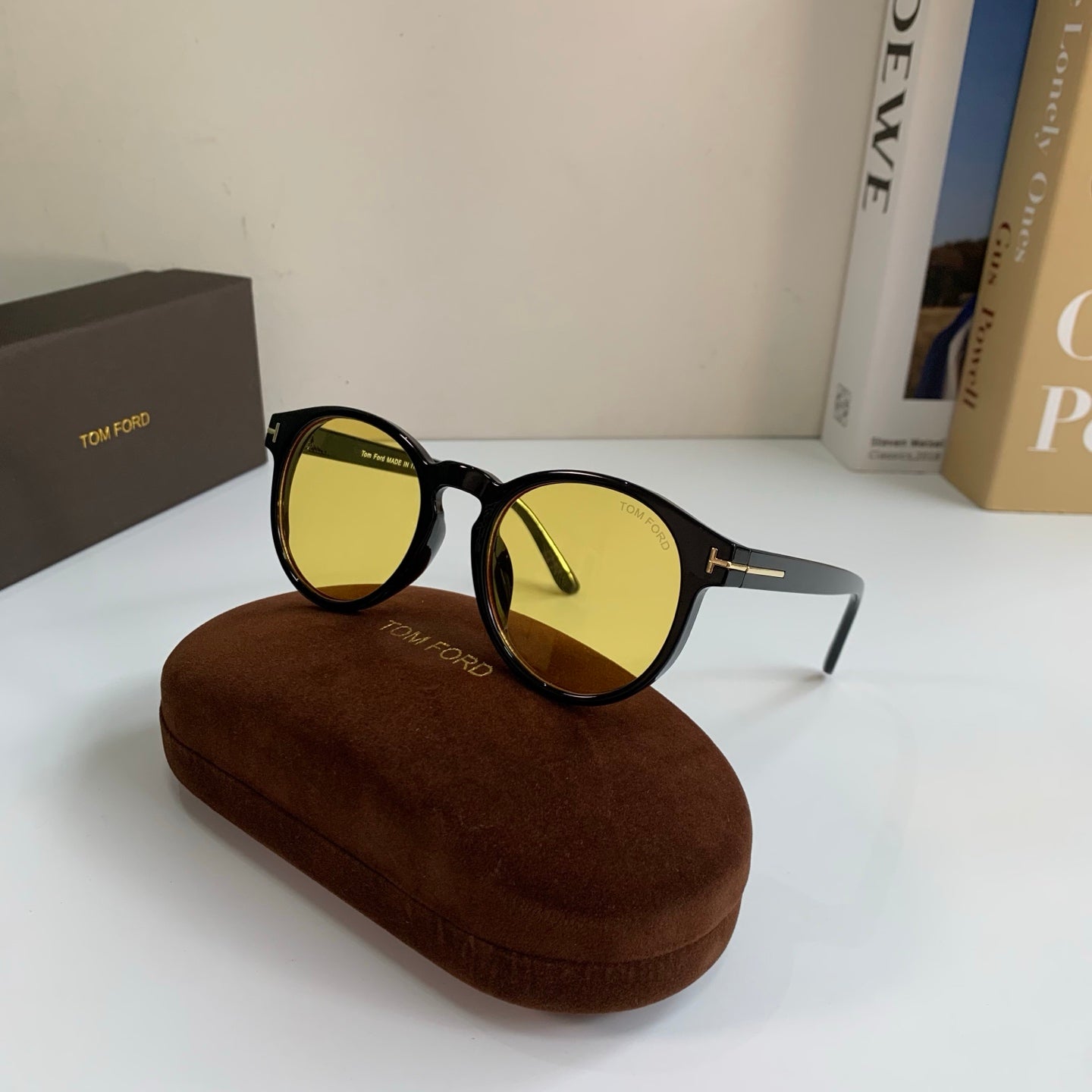 Tom Ford Fashion Gold Lens Sunglasses for Men & Women - 432880 - detail image 5
