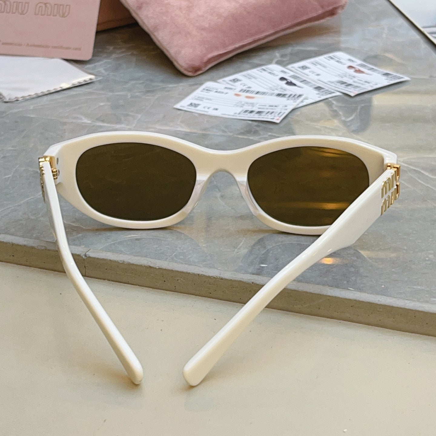 Miu Miu A03-F Fashion Brown Lens Sunglasses for Men & Women - 466082 - detail image 7