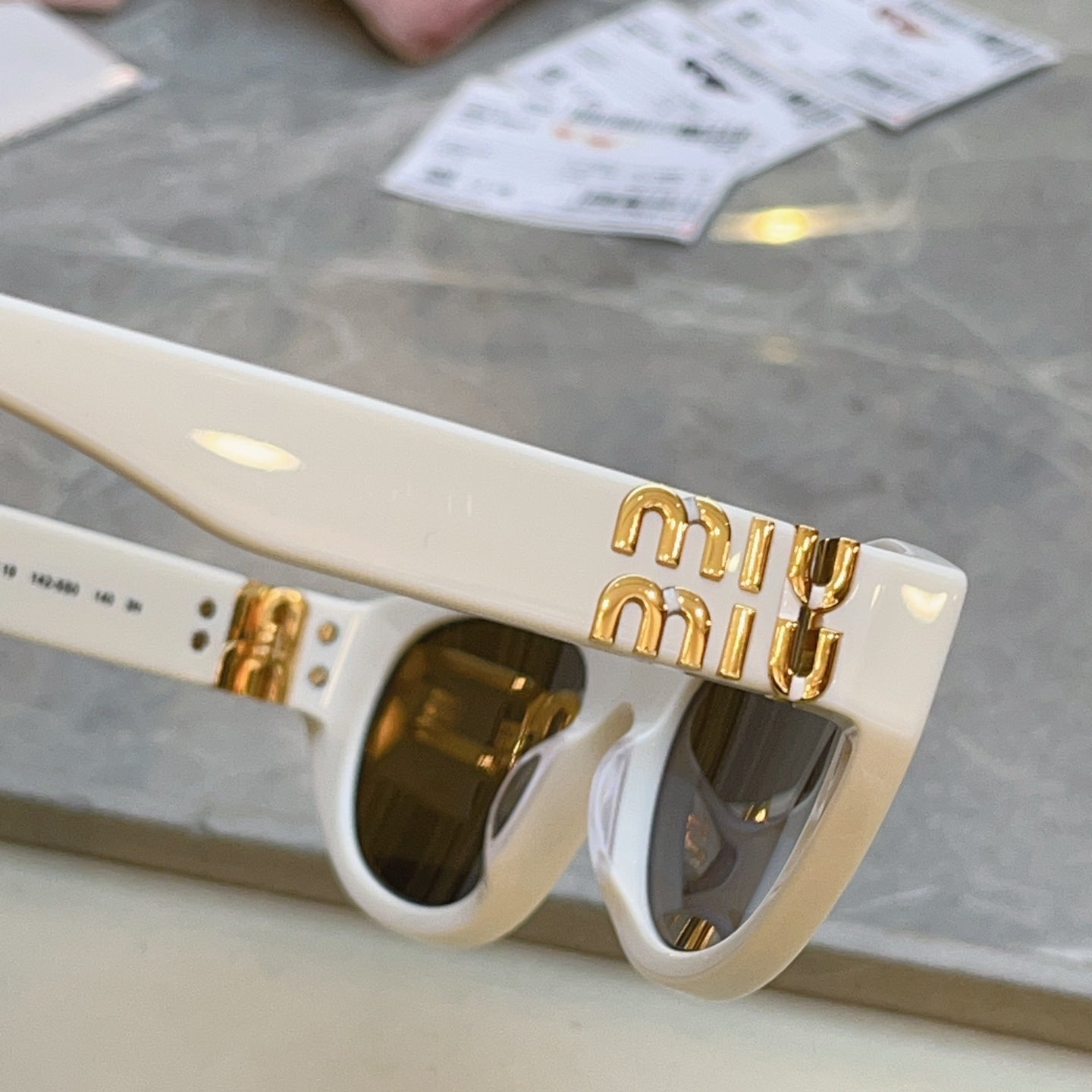 Miu Miu A03-F Fashion Brown Lens Sunglasses for Men & Women - 466082 - detail image 9