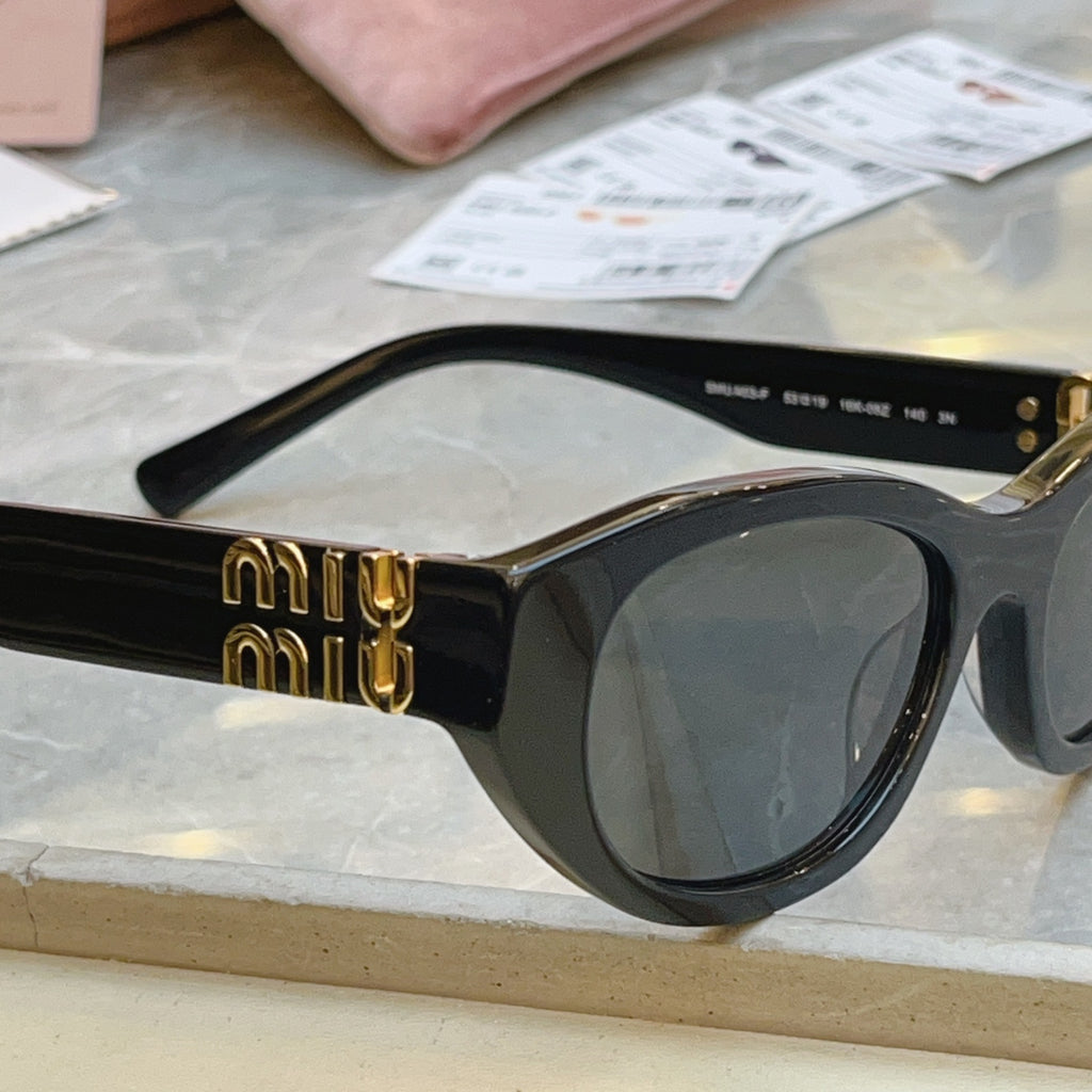 Miu Miu A03-F Fashion Black Lens Sunglasses for Men & Women - detail image 4