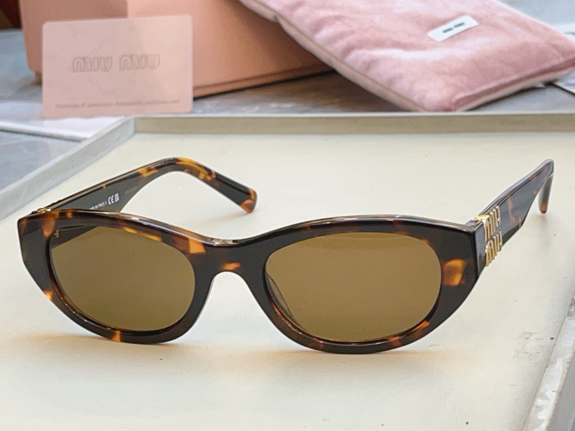 Miu Miu A03-F Fashion Brown Lens Sunglasses for Men & Women - detail image 2
