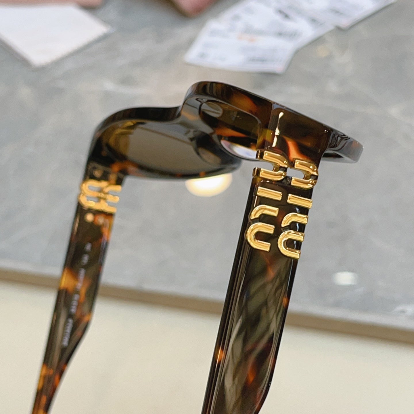 Miu Miu A03-F Fashion Brown Lens Sunglasses for Men & Women - detail image 7