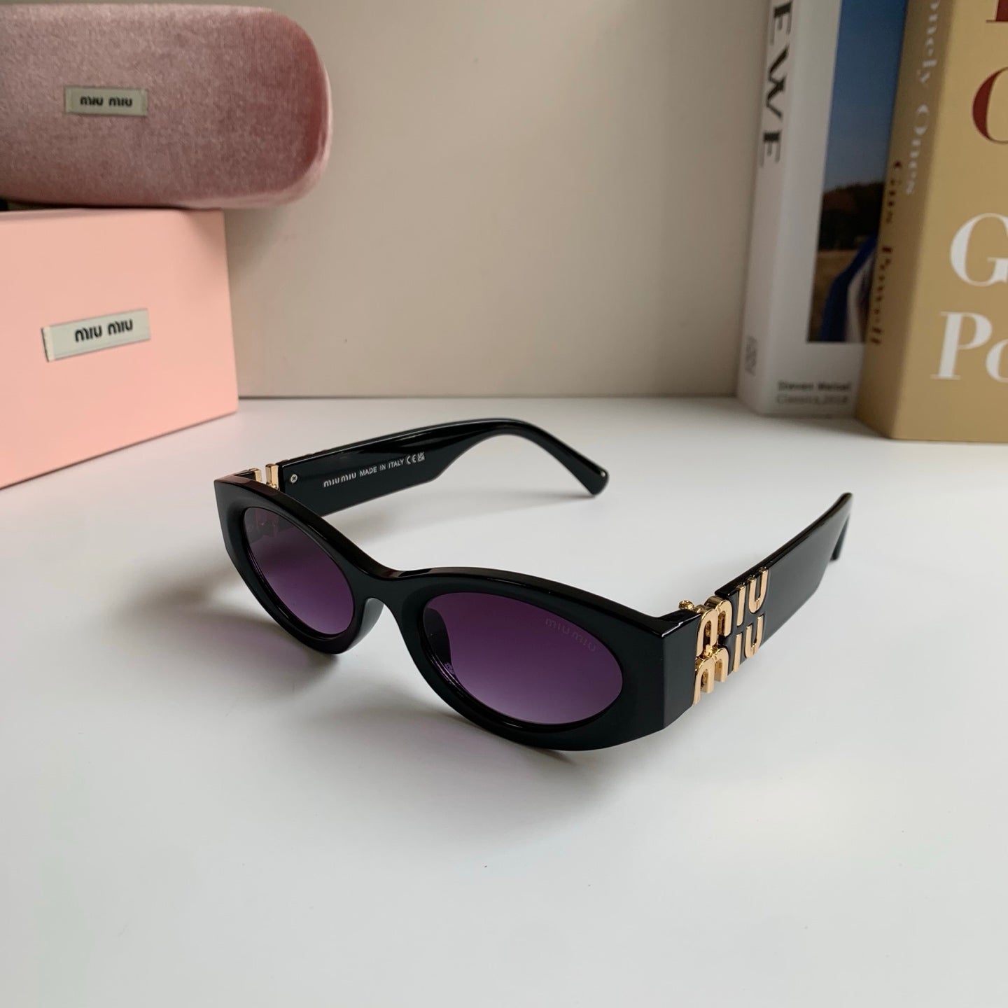 Miu Miu Fashion Silver Lens Sunglasses for Men & Women - 466086 - detail image 2