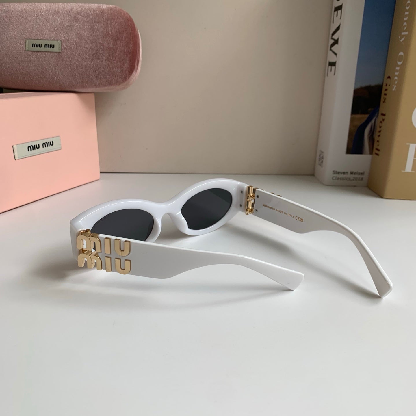 Miu Miu Fashion Silver Lens Sunglasses for Men & Women - 466087 - detail image 5