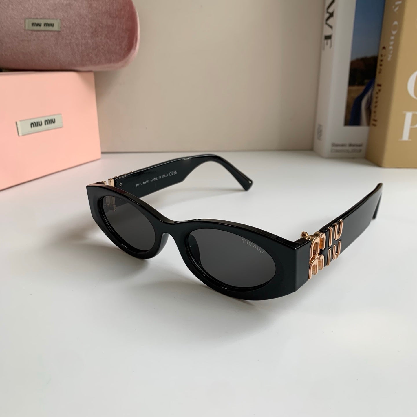 Miu Miu Fashion Black Lens Sunglasses for Men & Women - 466088 - detail image 2