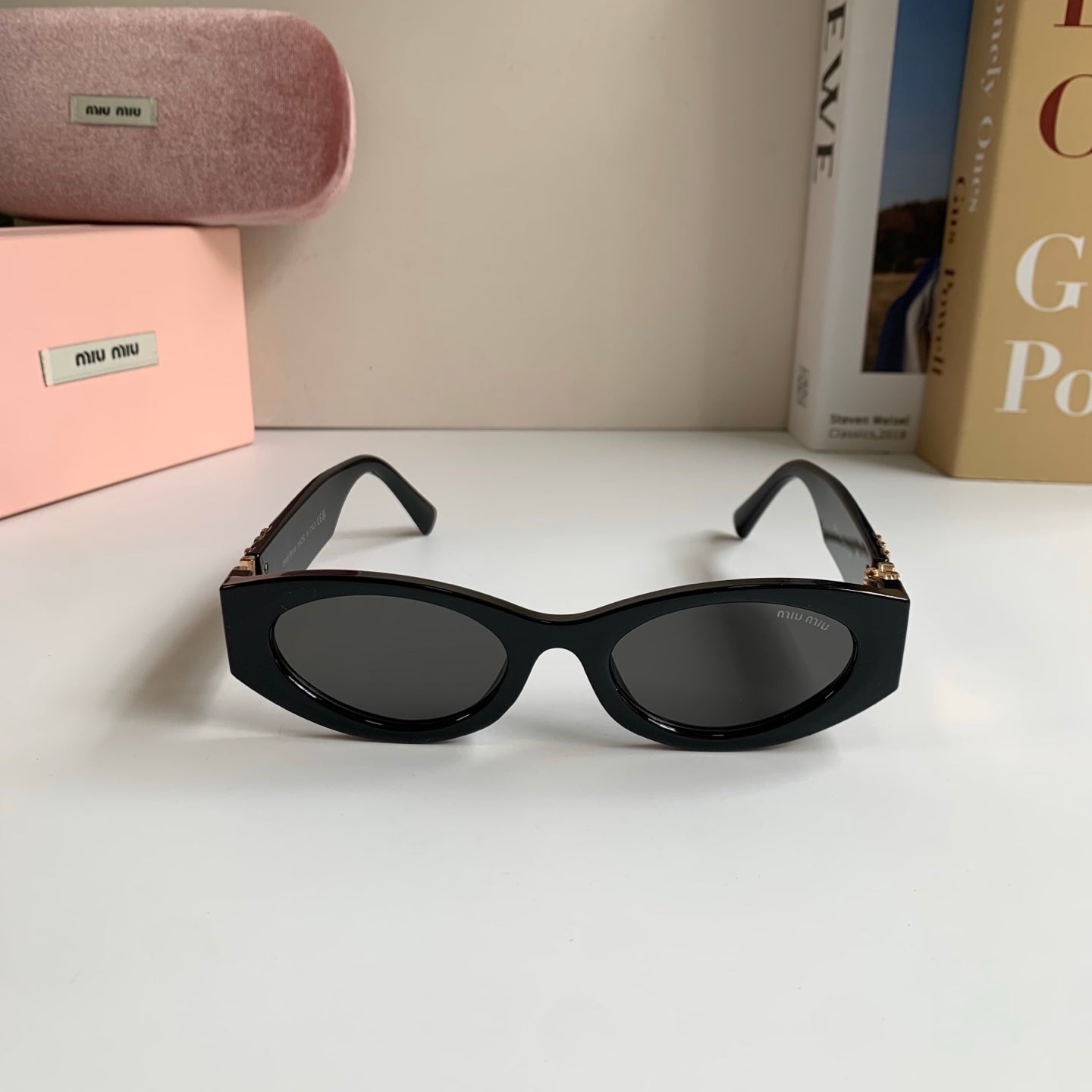 Miu Miu Fashion Black Lens Sunglasses for Men & Women - 466088 - detail image 3