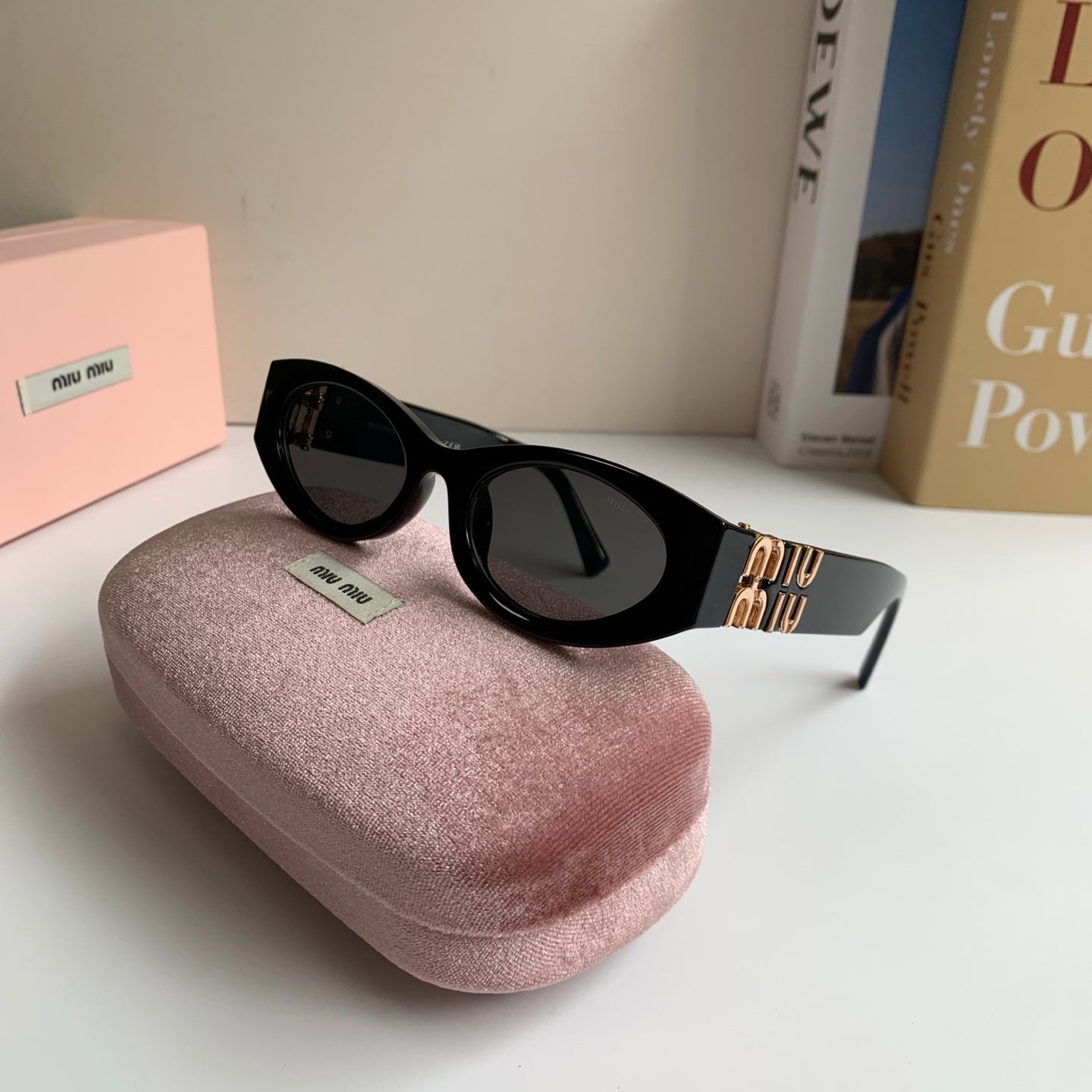 Miu Miu Fashion Black Lens Sunglasses for Men & Women - 466088 - detail image 5