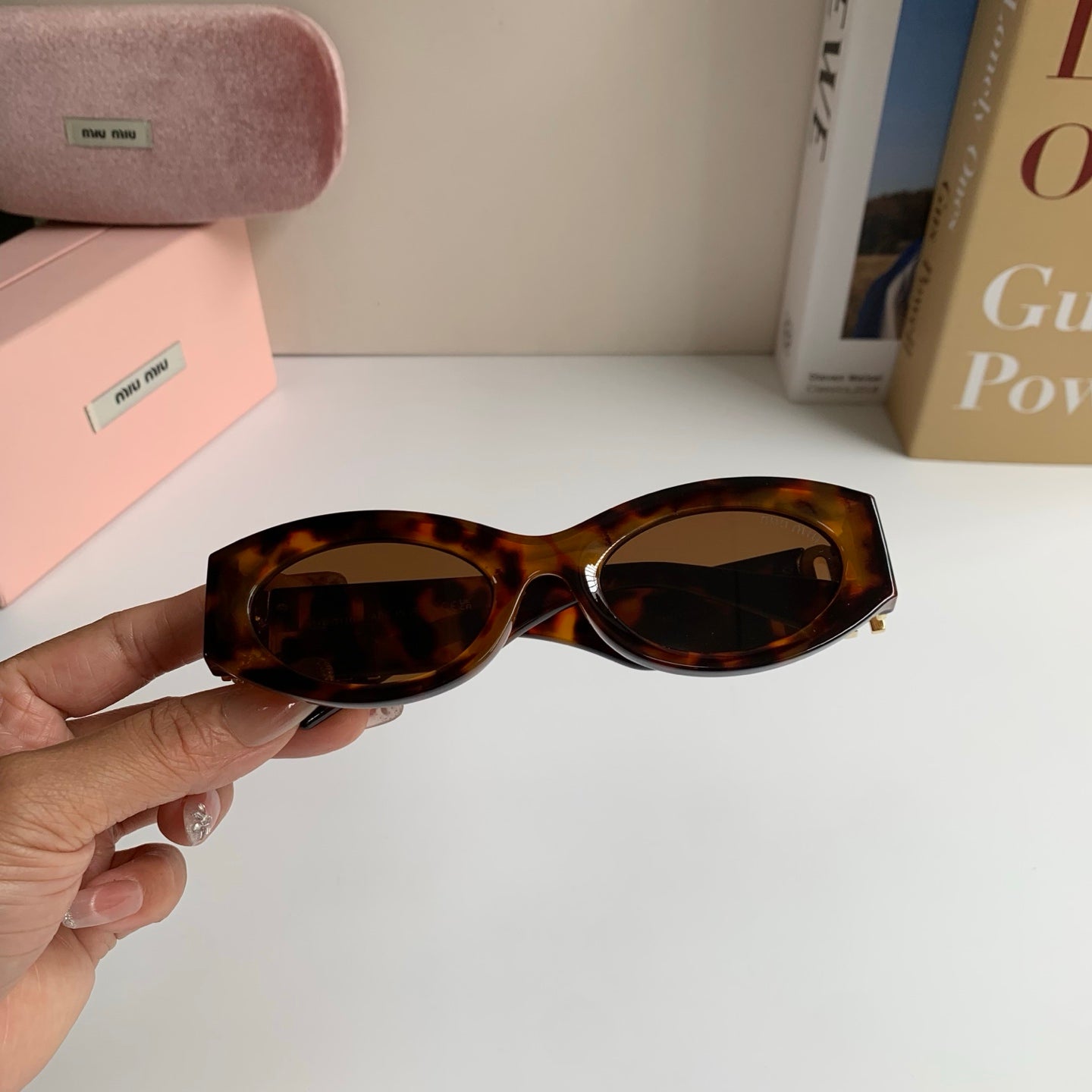 Miu Miu Fashion Brown Lens Sunglasses for Men & Women - 466089 - detail image 3