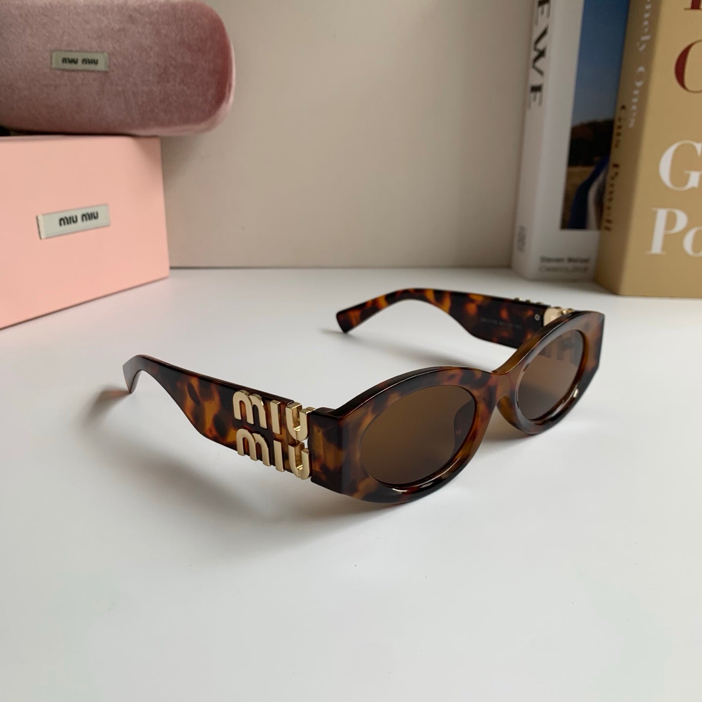 Miu Miu Fashion Brown Lens Sunglasses for Men & Women - 466089