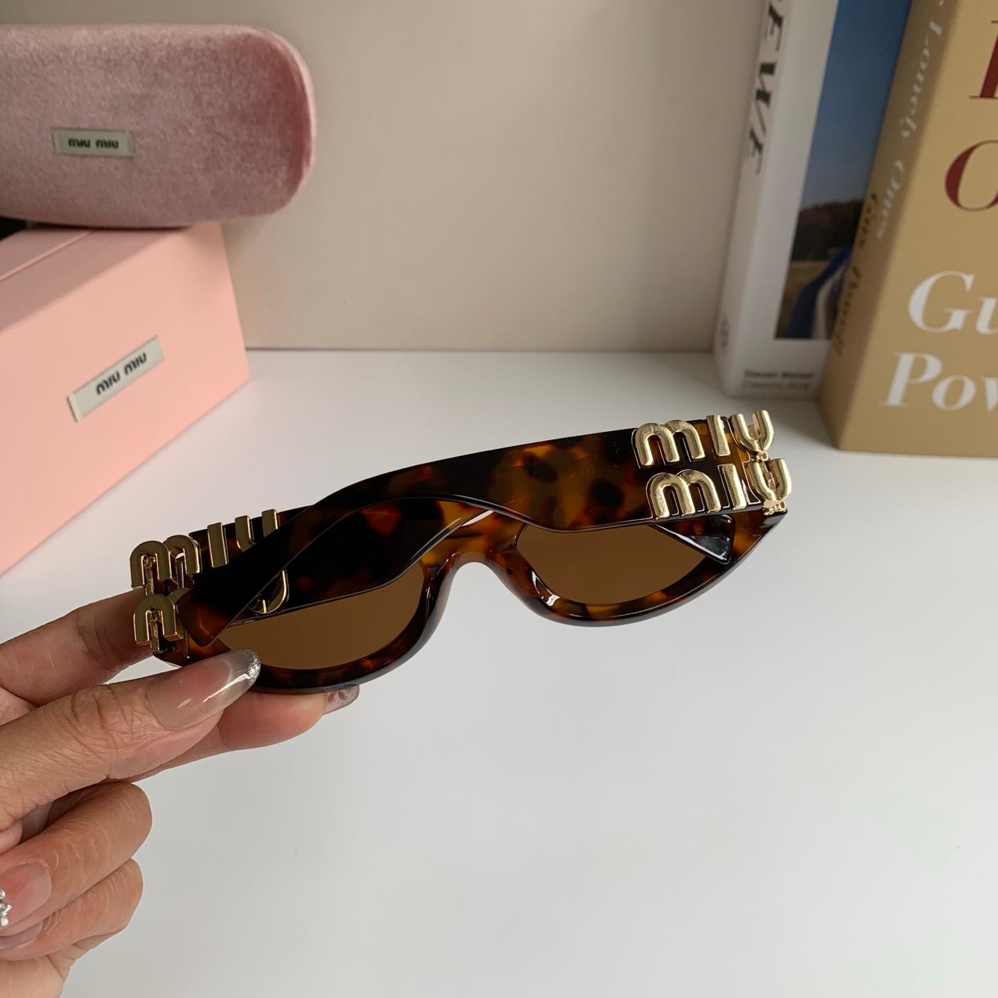Miu Miu Fashion Brown Lens Sunglasses for Men & Women - 466089 - detail image 8
