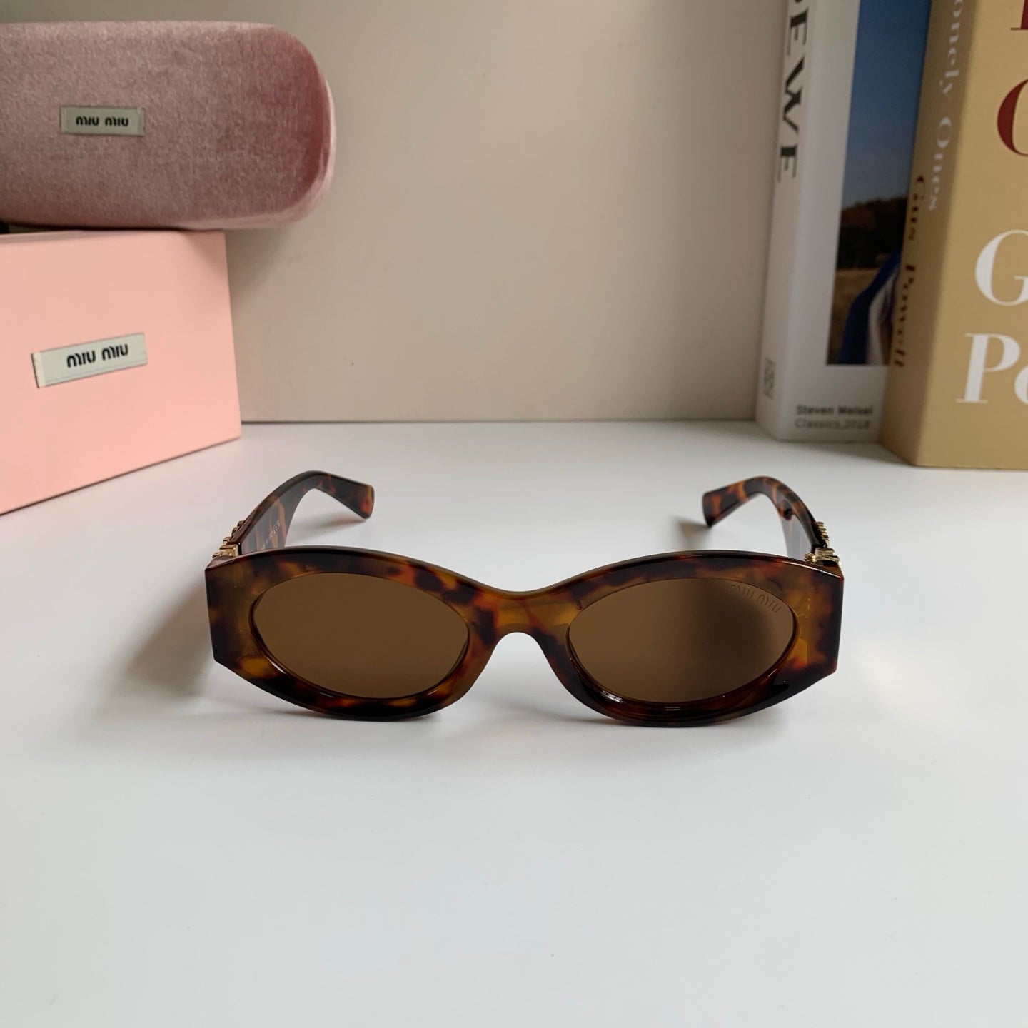 Miu Miu Fashion Brown Lens Sunglasses for Men & Women - 466089 - detail image 5