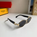 Fendi Metal Fashion Silver Lens Sunglasses for Men & Women - 487761