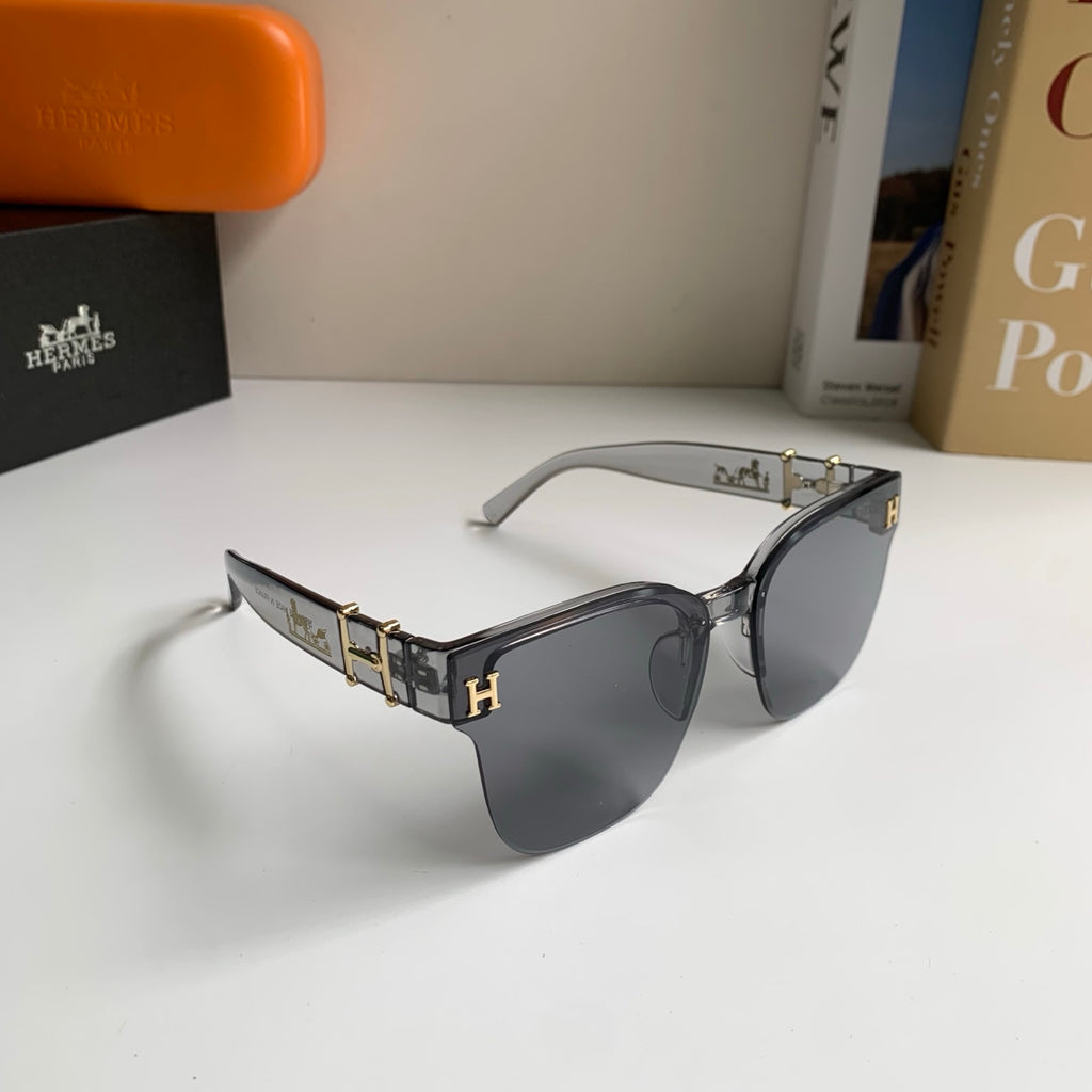 Hermès Square Silver Lens Sunglasses for Men & Women - 488090
