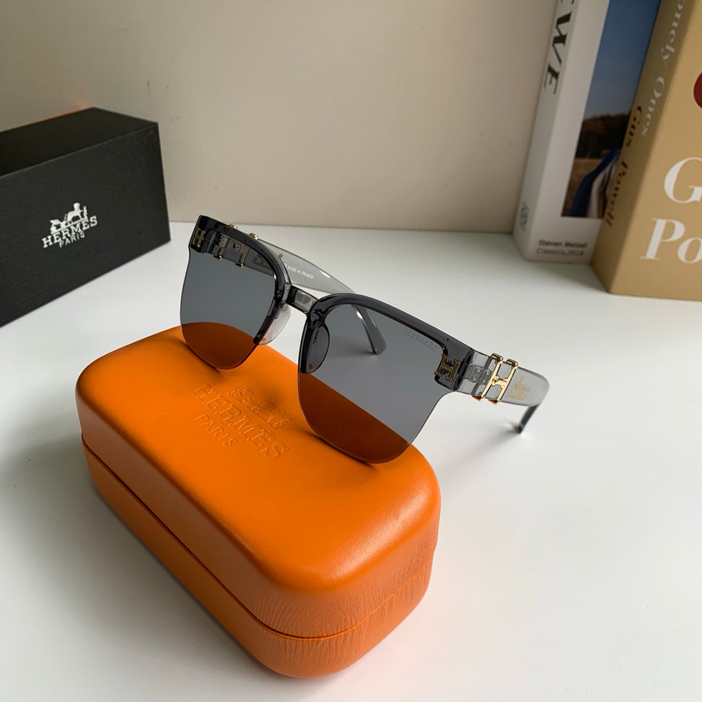 Hermès Square Silver Lens Sunglasses for Men & Women - 488090 - detail image 4