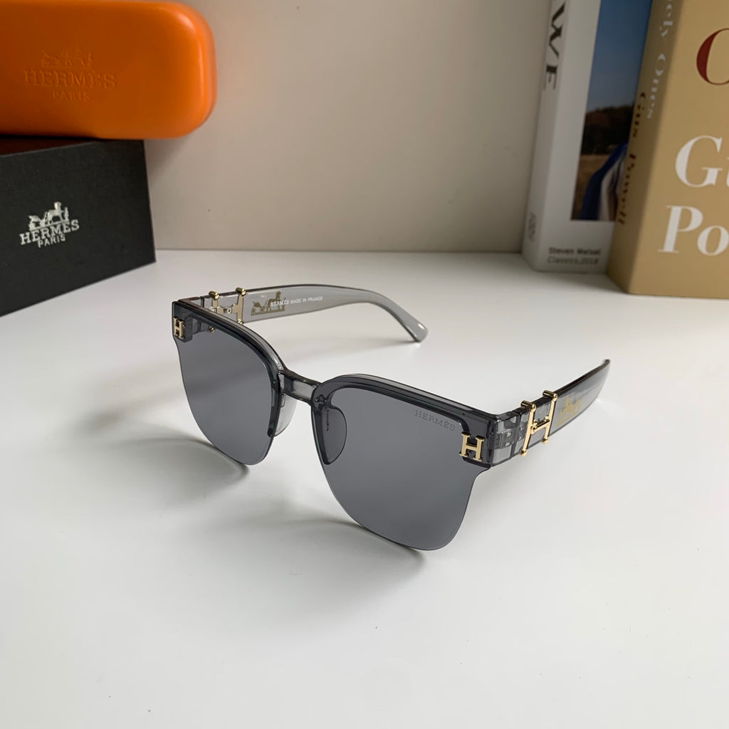 Hermès Square Silver Lens Sunglasses for Men & Women - 488090 - detail image 2